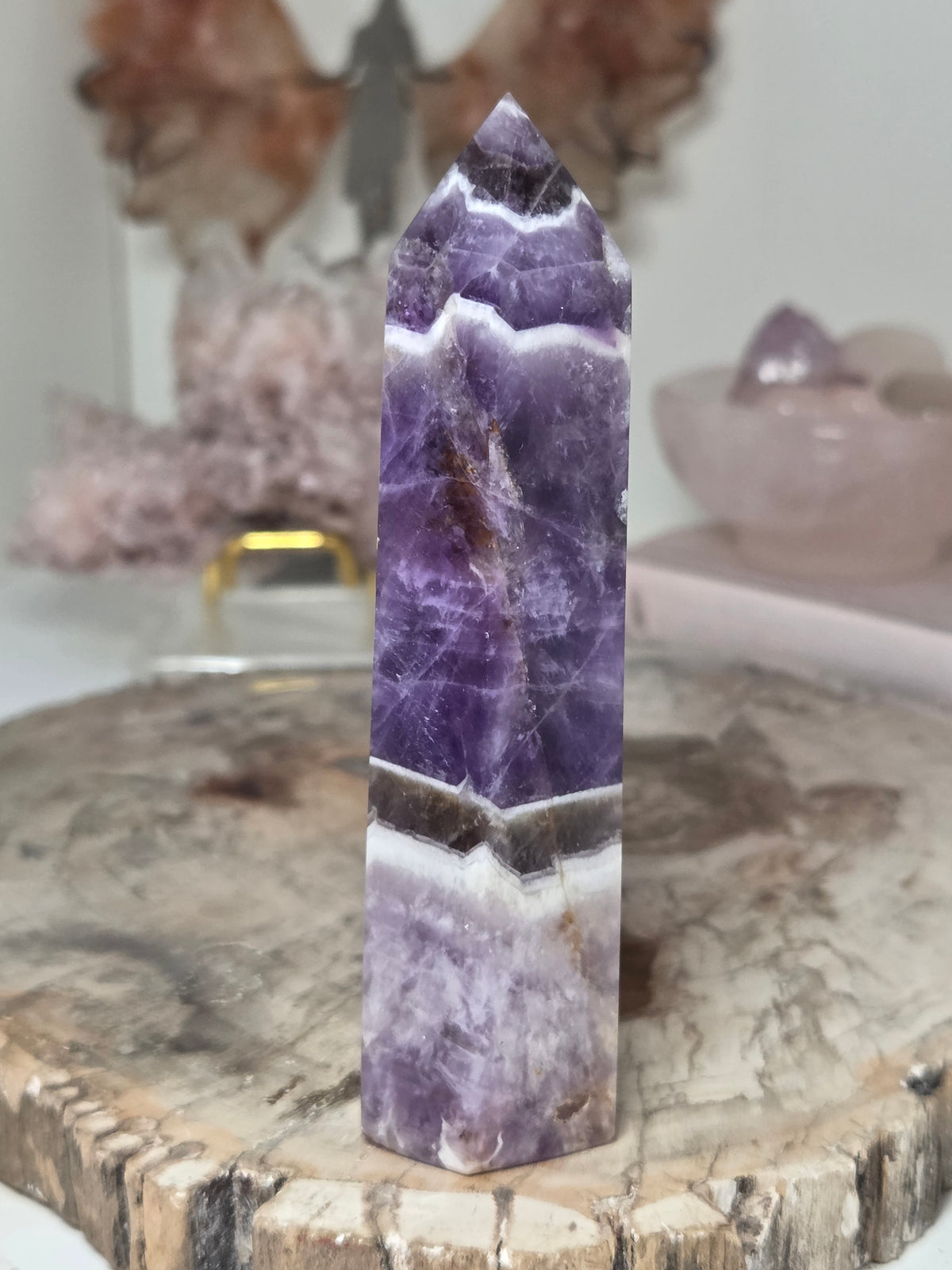 Dream Amethyst crystal tower