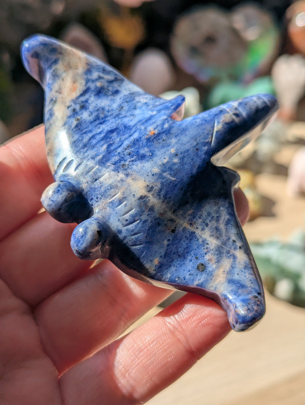 Stingray carving
