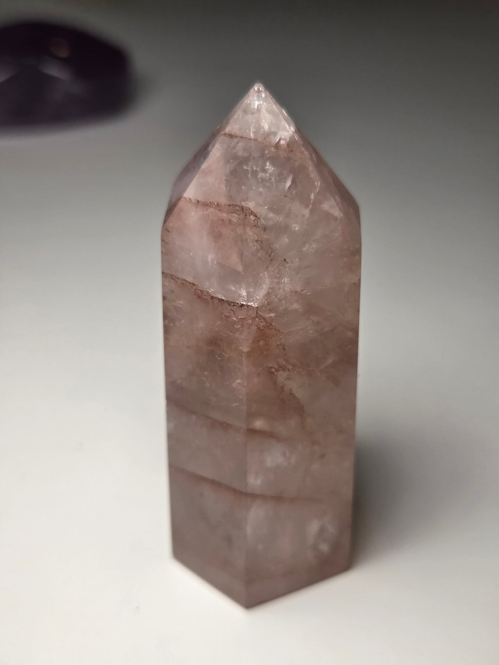Fire quartz crystal tower