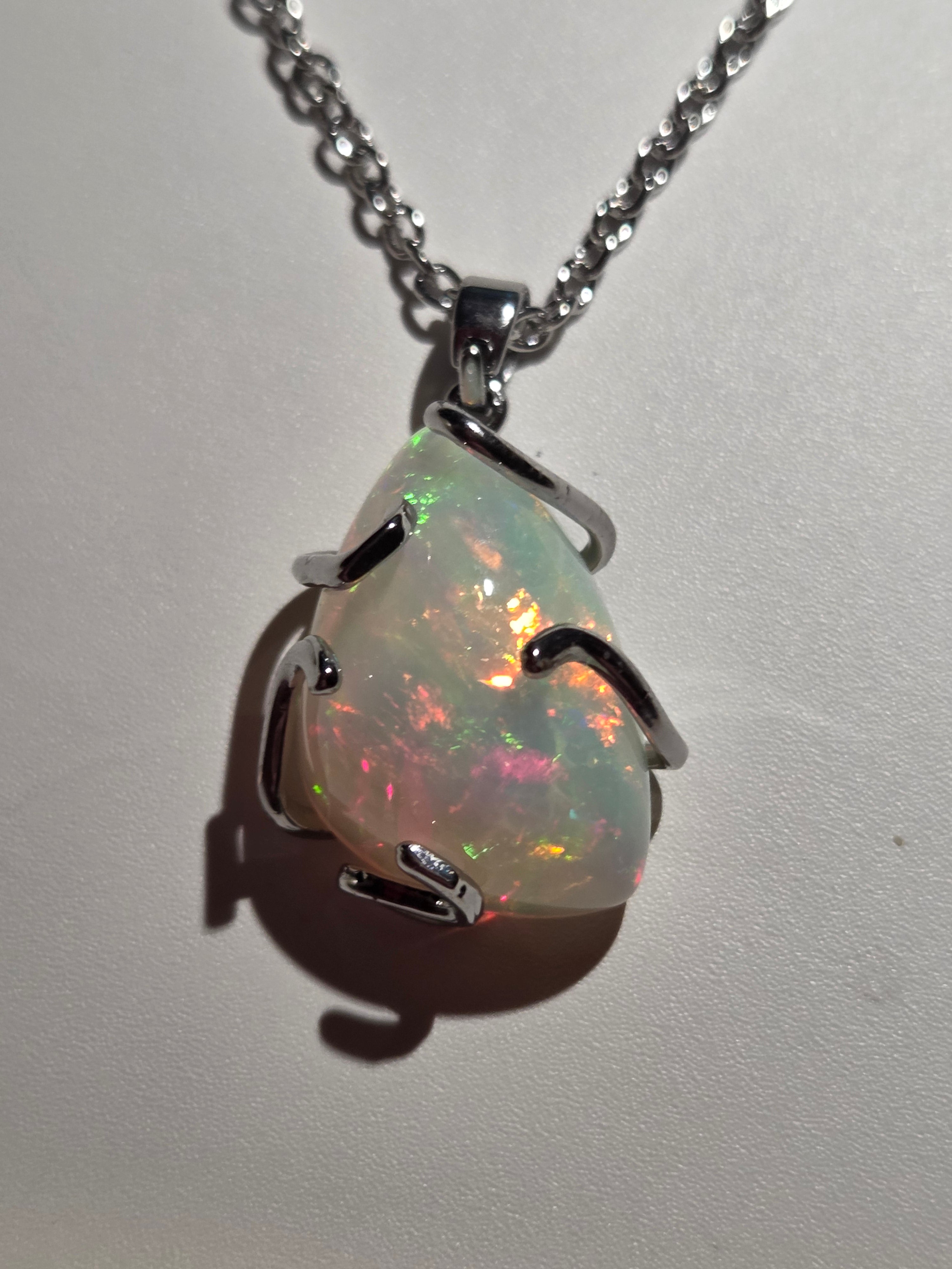 Handmade opal necklace S295