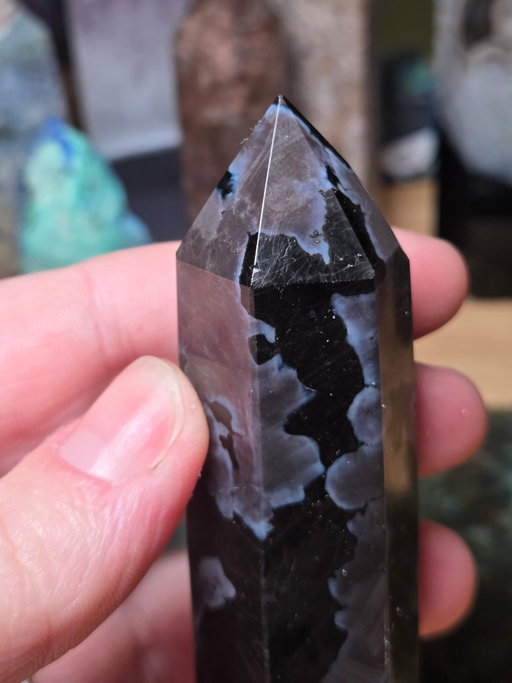 Ingabro Gabbro crystal tower carving