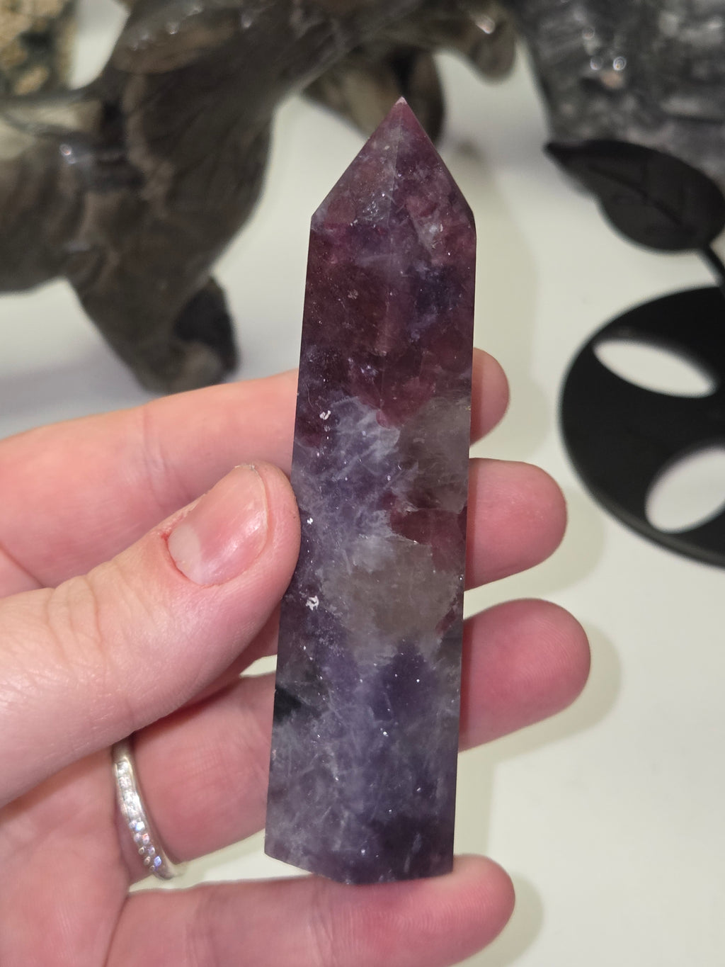 Unicorn stone crystal tower