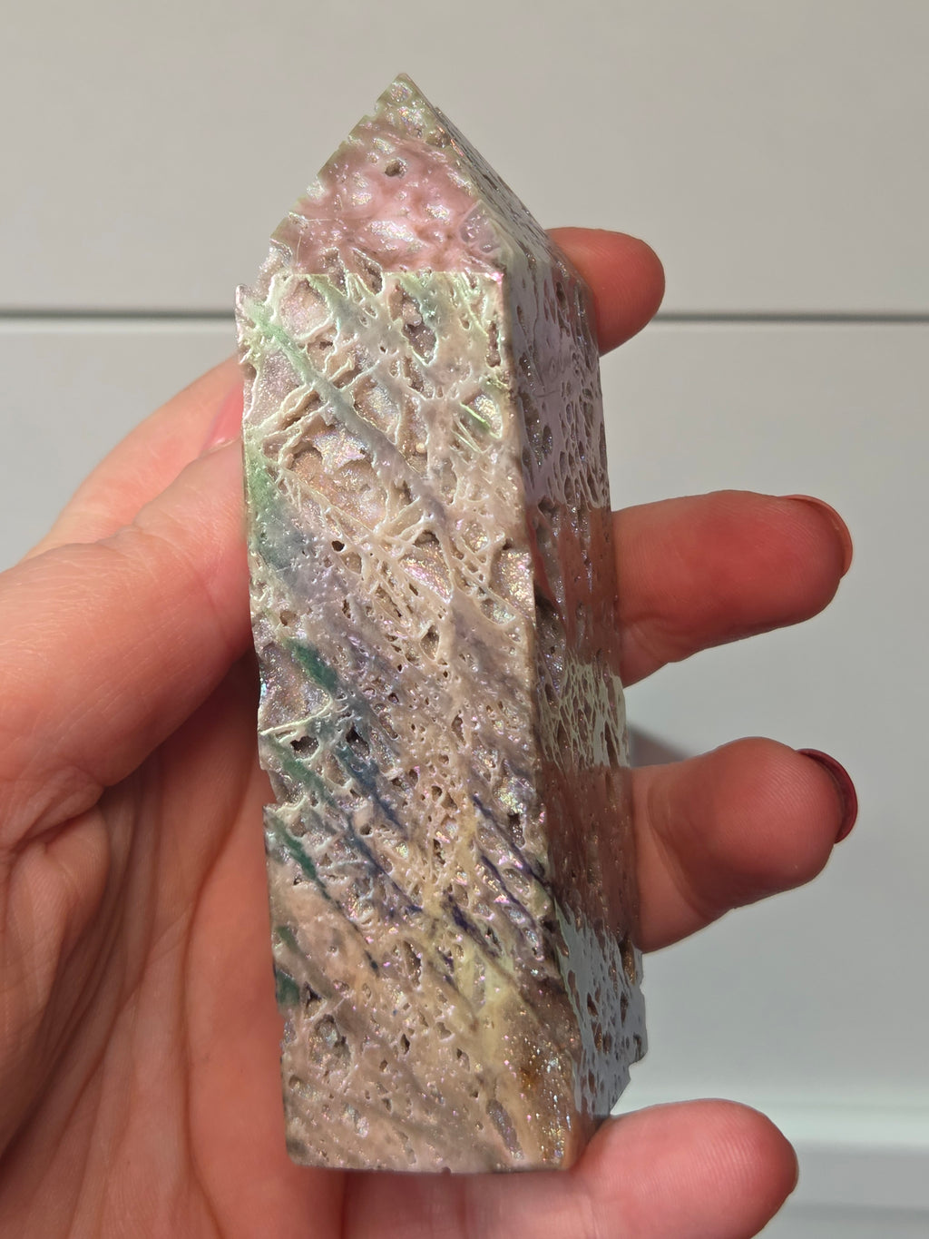 Aura Sphelerite crystal tower