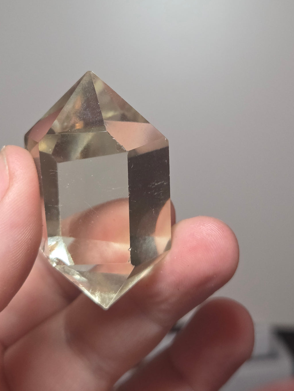 Natural Citrine crystal with rainbow DT