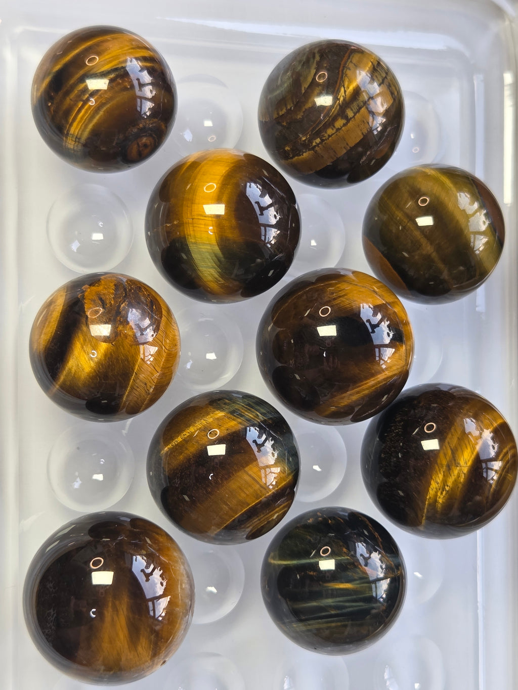 Tiger’s Eye crystal sphere 3/4 cm