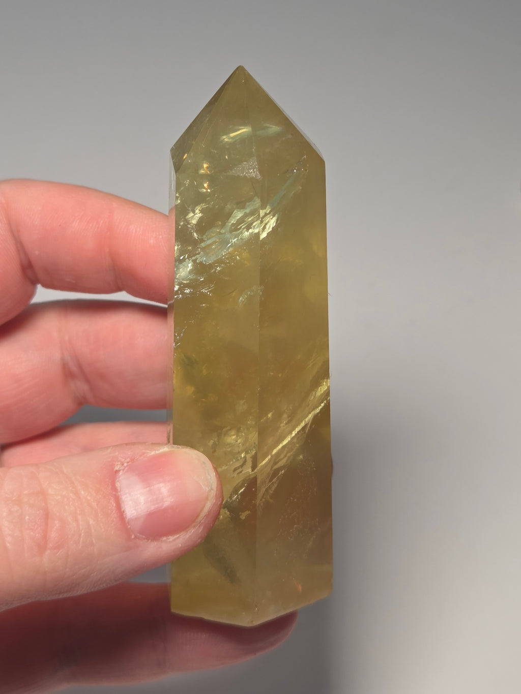 Citrine crystal tower