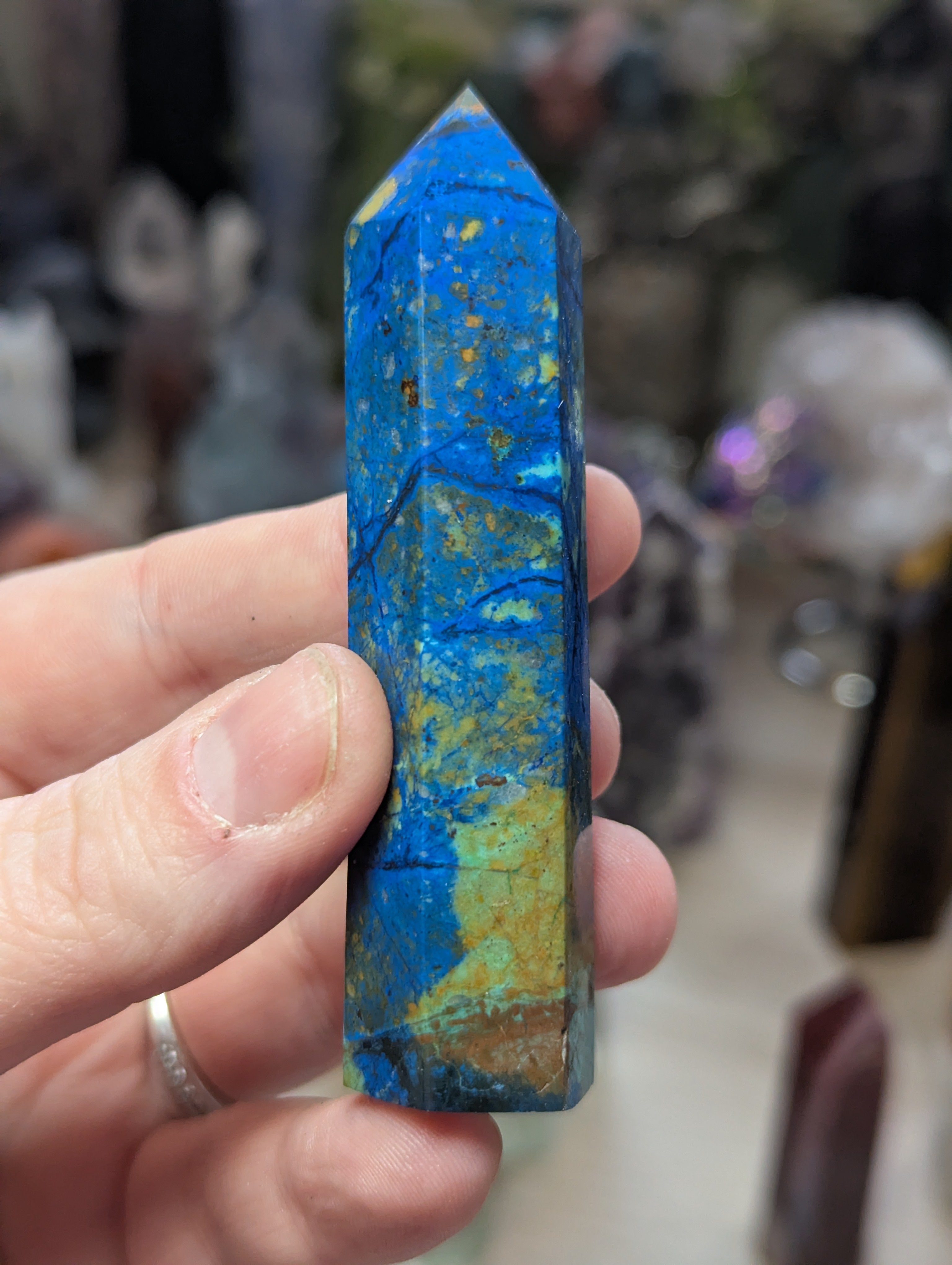 Crycecola crystal tower carving