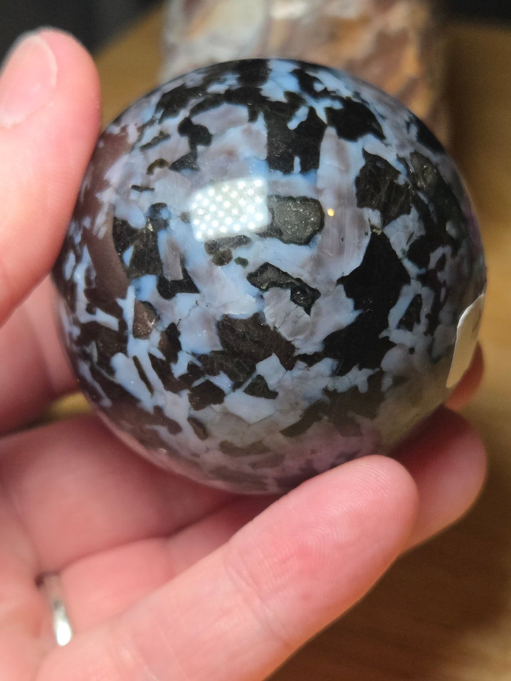 Ingabro Gabbro crystal sphere