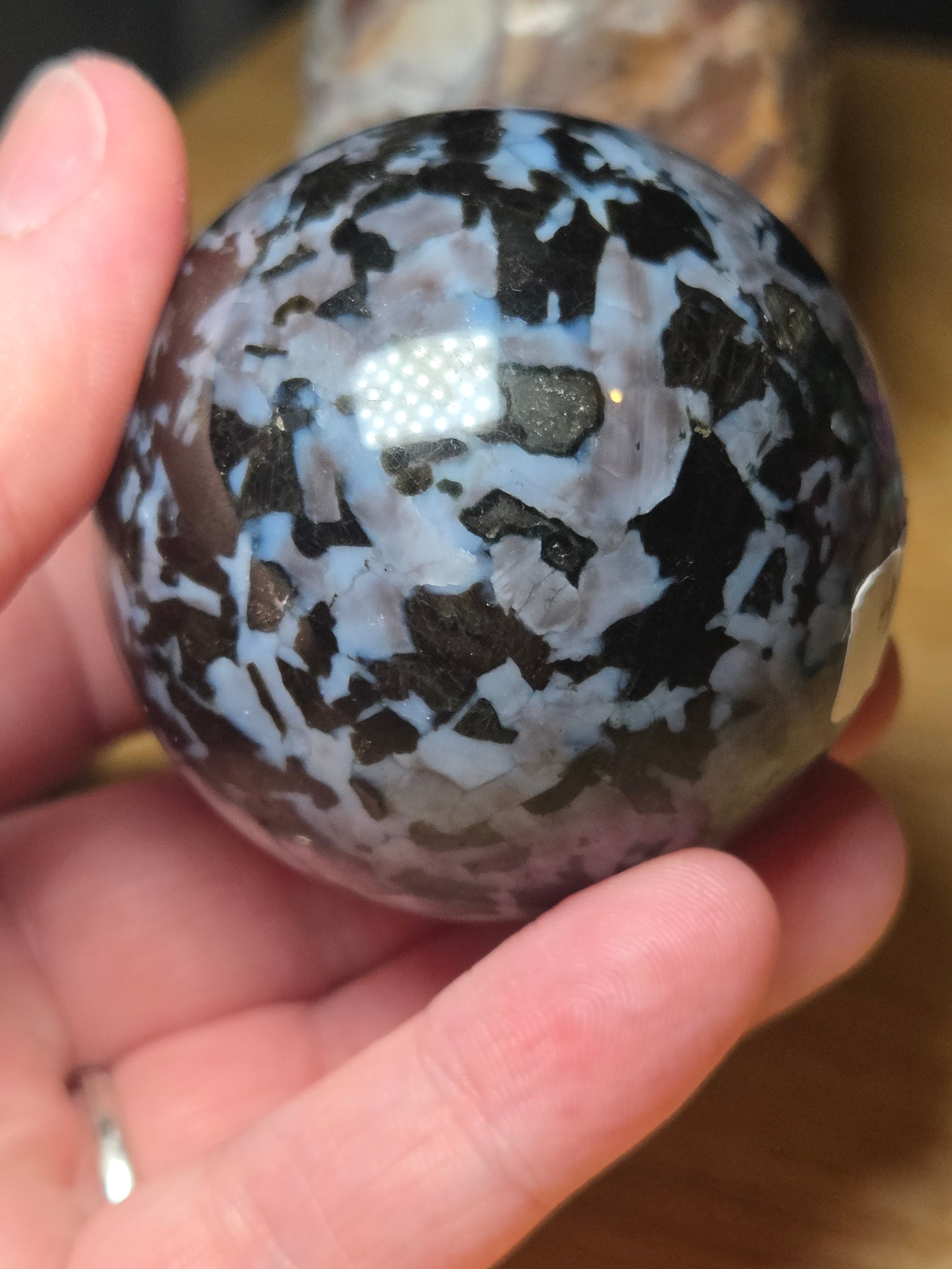 Ingabro Gabbro crystal sphere
