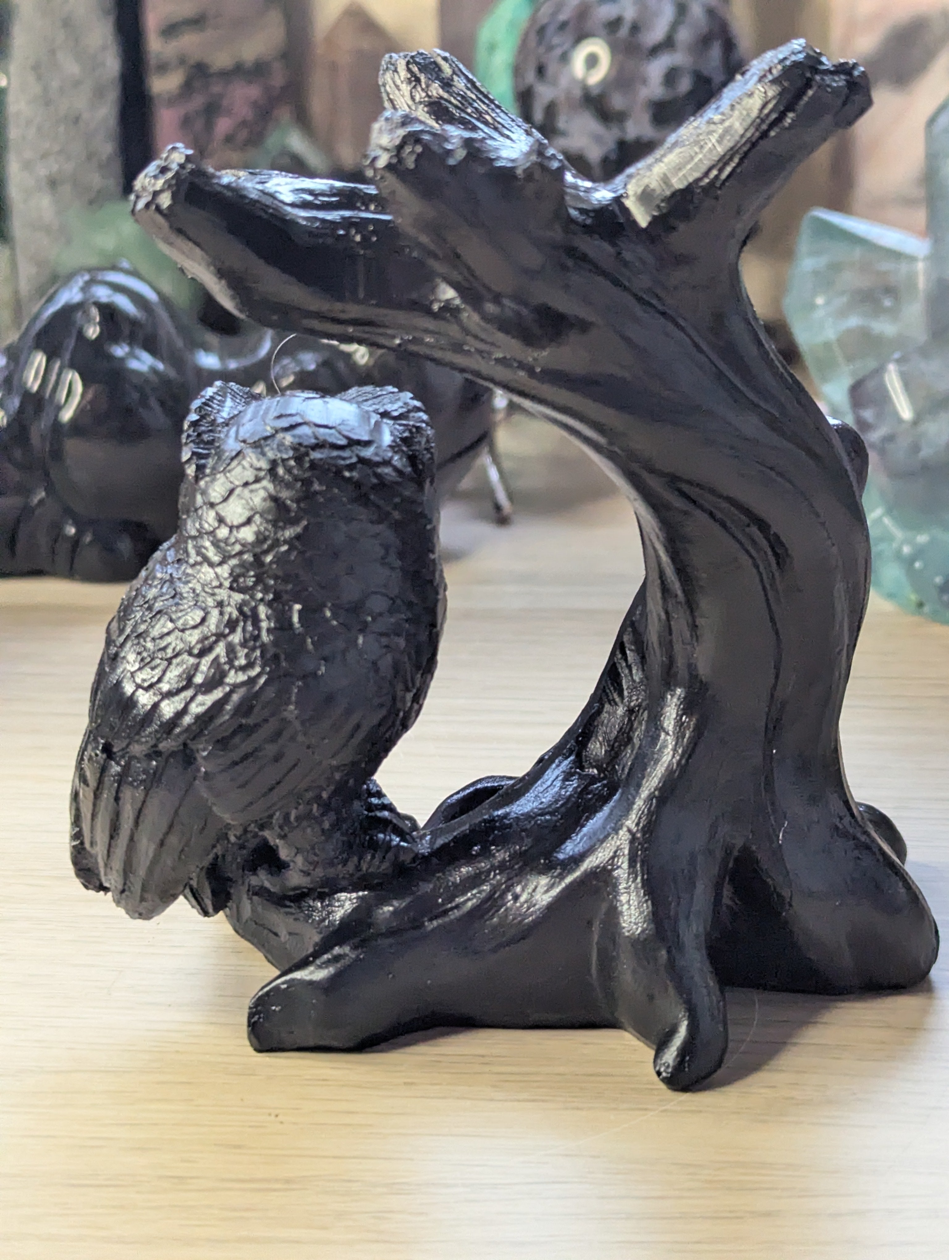 Resin Owl Sphere stand - Spheres not included