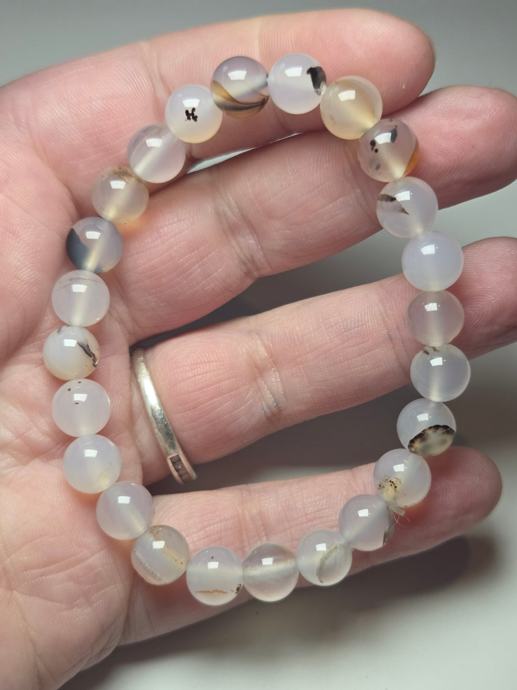 Agate crystal bracelet