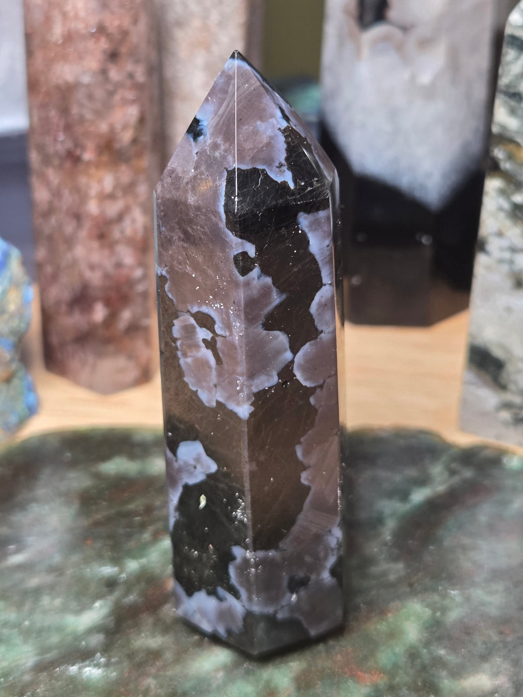 Ingabro Gabbro crystal tower carving