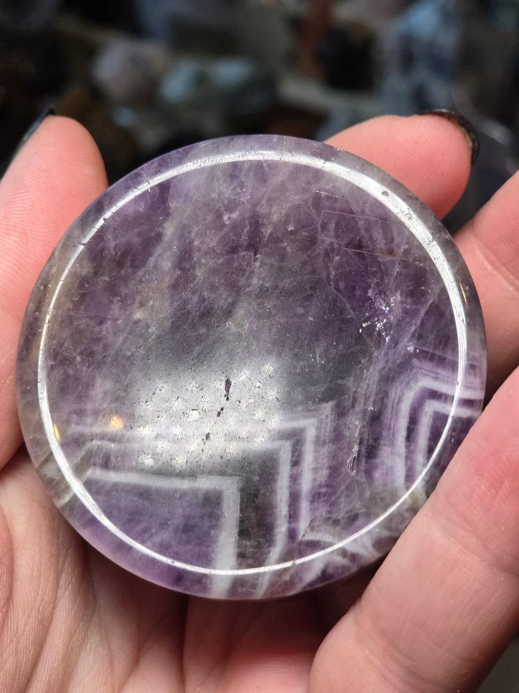 Dream Amethyst crystal trinket bowl