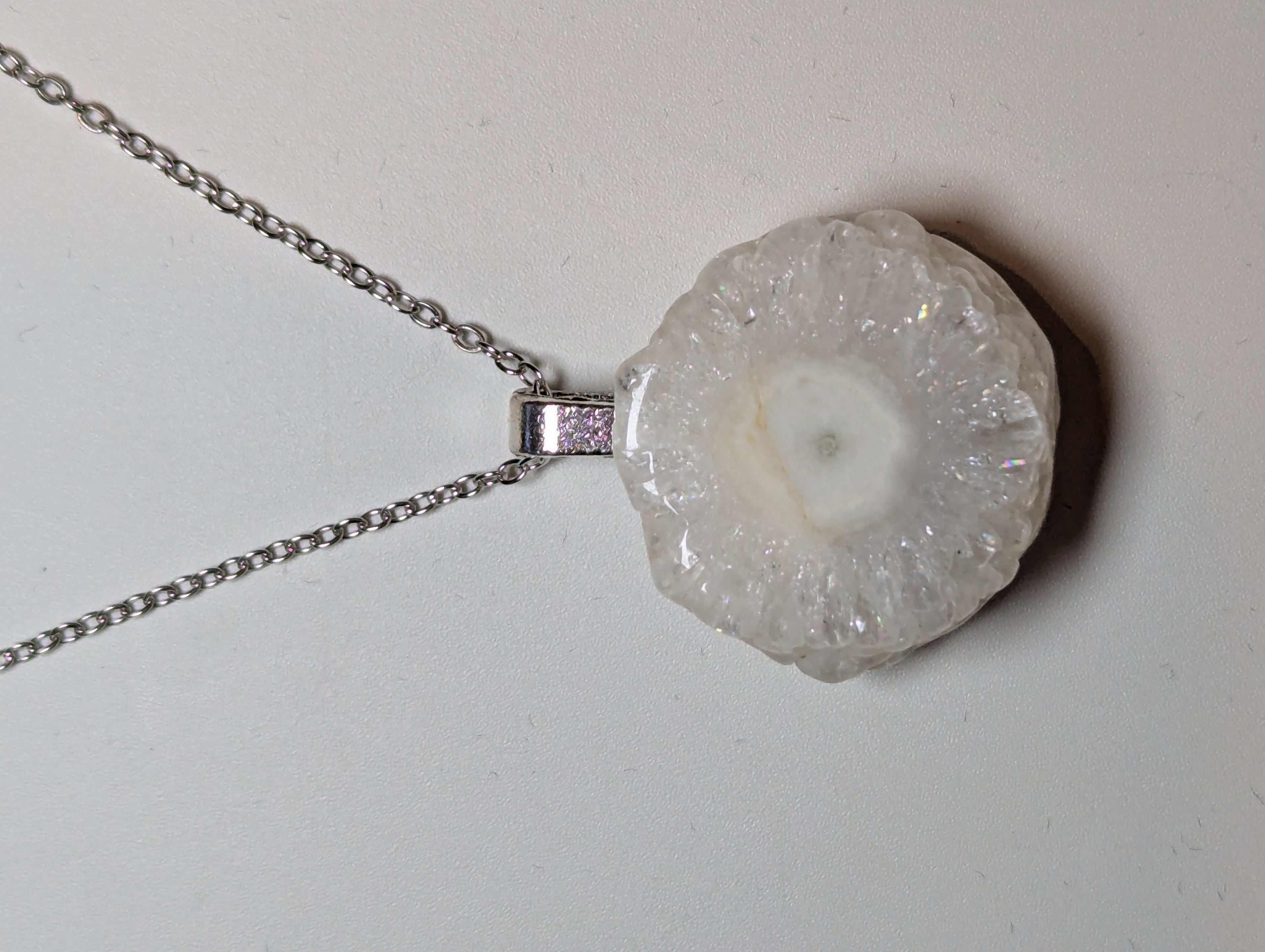 Solar Quartz crystal handmade necklace