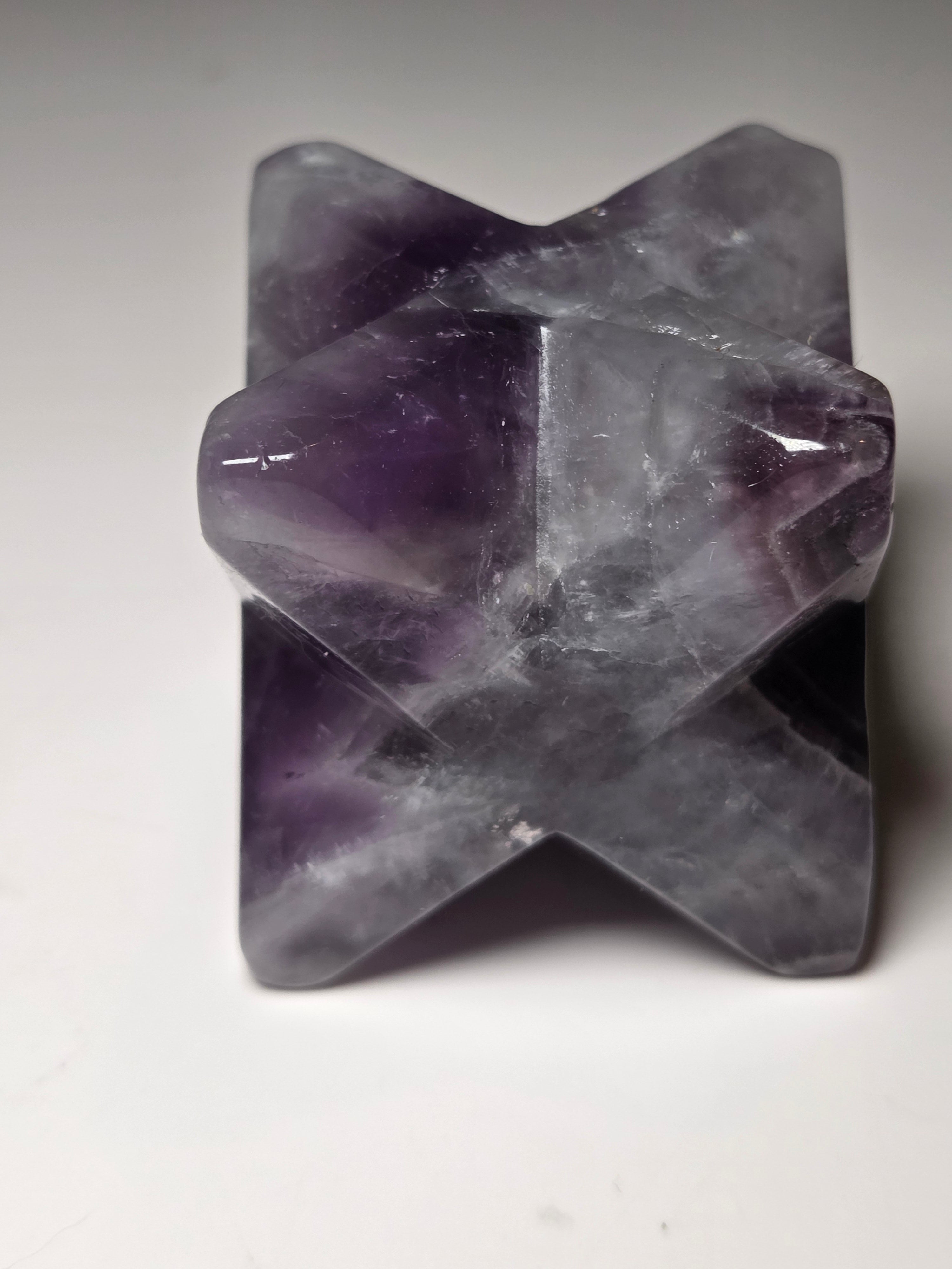 Dream Amethyst crystal merkaba