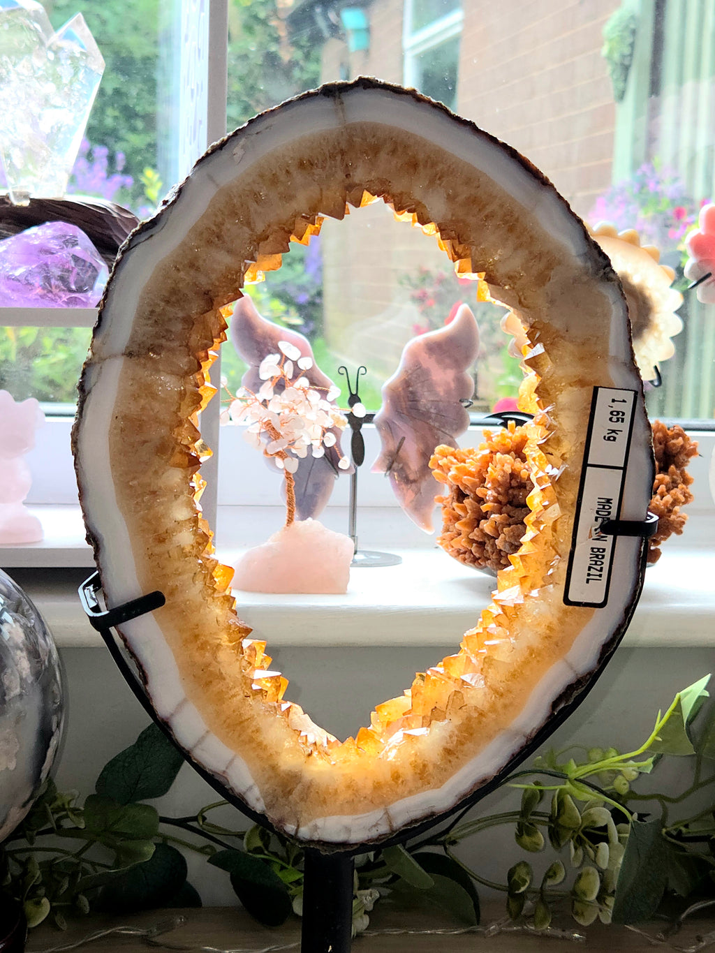 Amazing  Citrine crystal portal