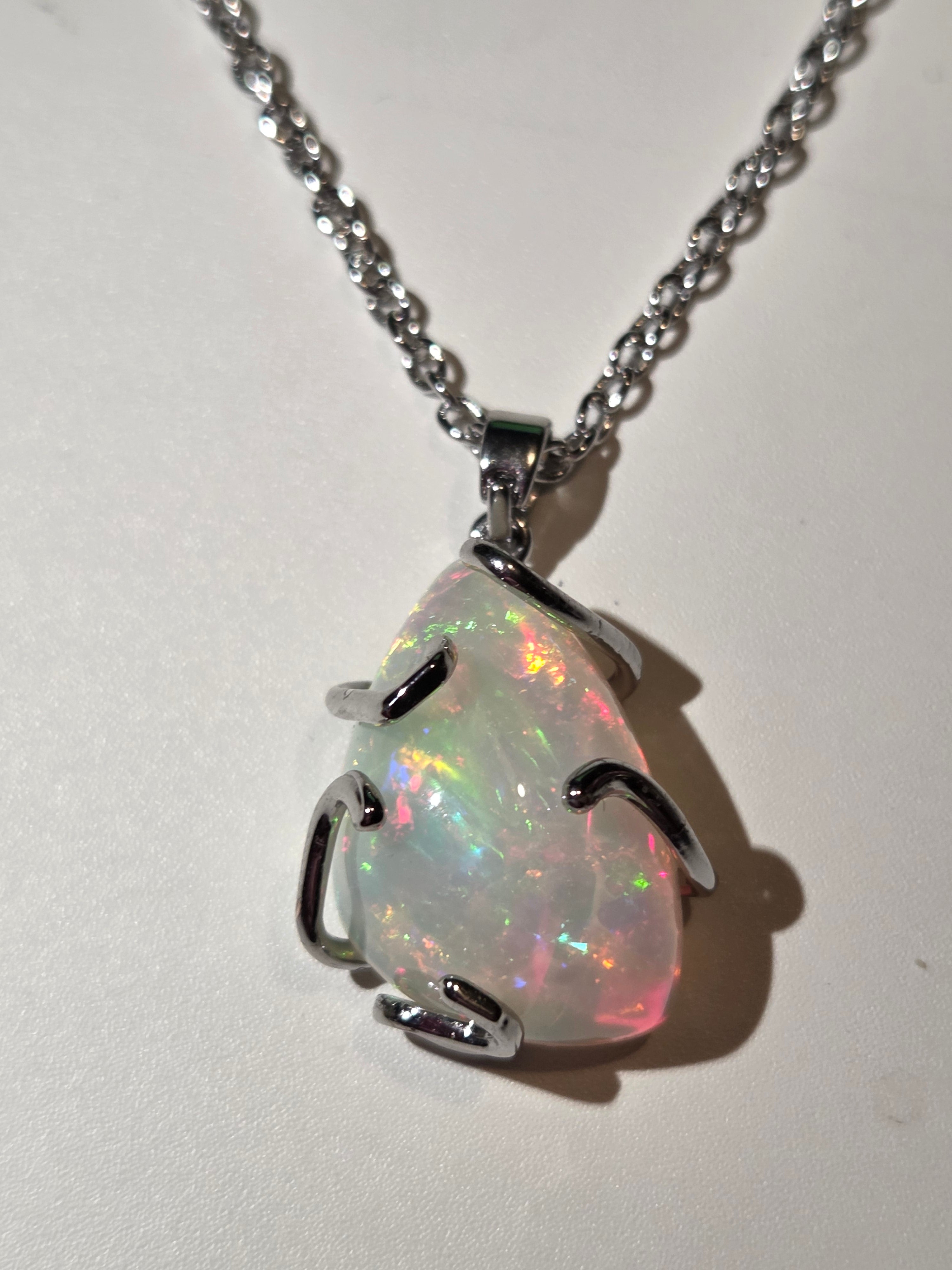 Handmade opal necklace S295