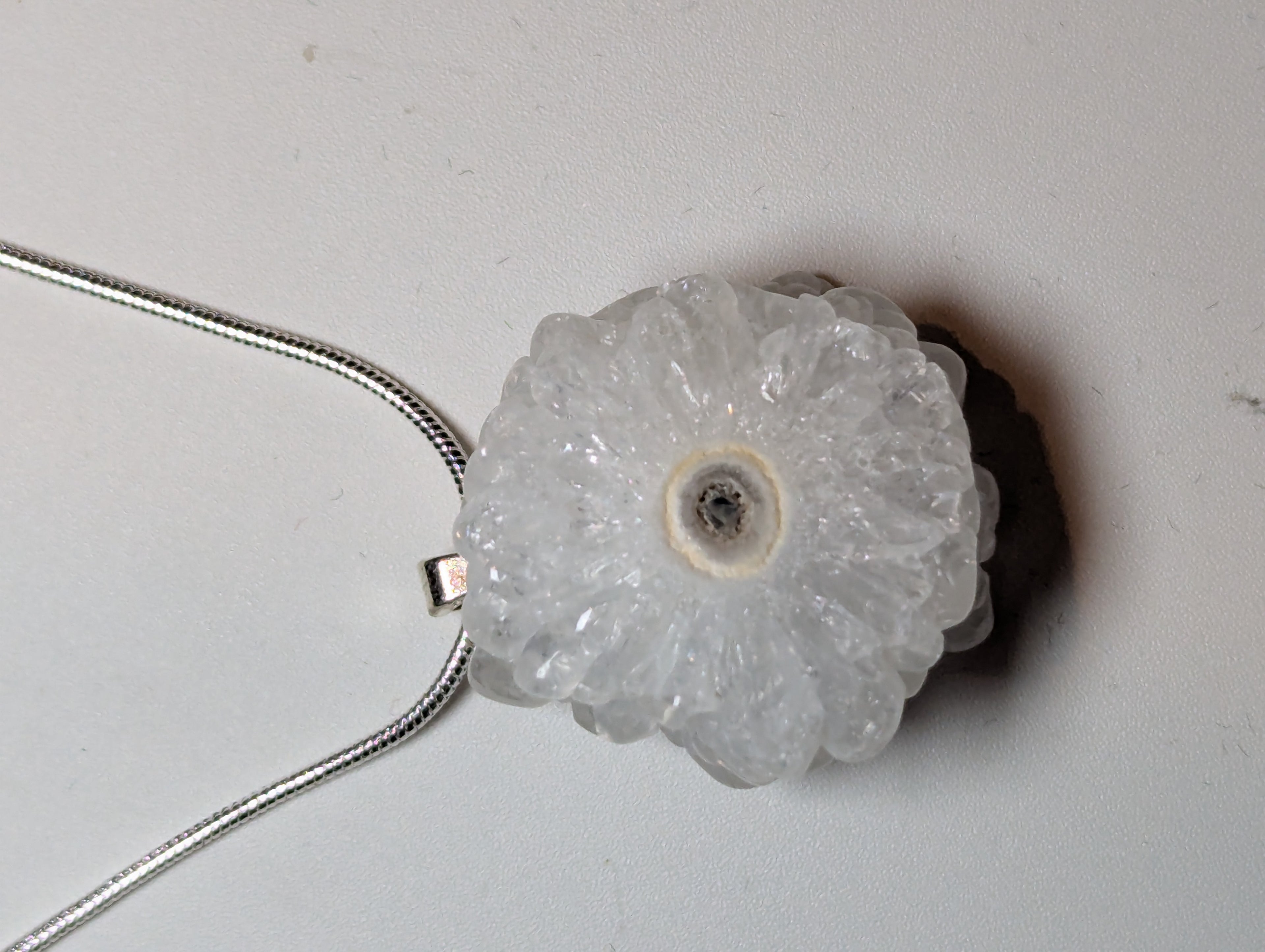 Solar Quartz crystal handmade necklace