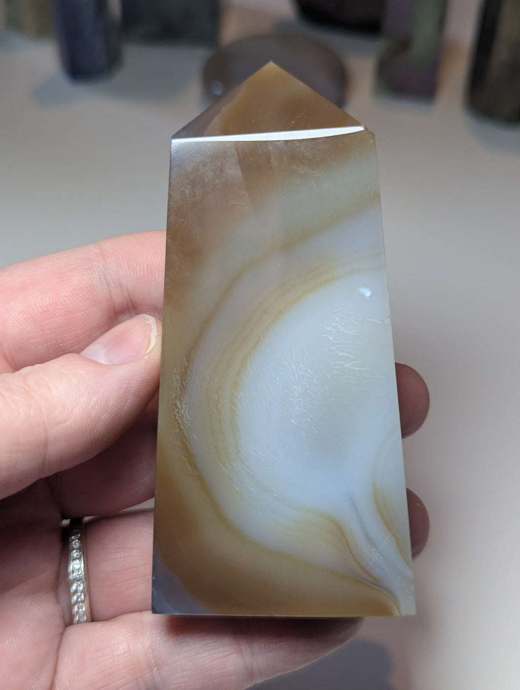 Duzy Agate crystal tower
