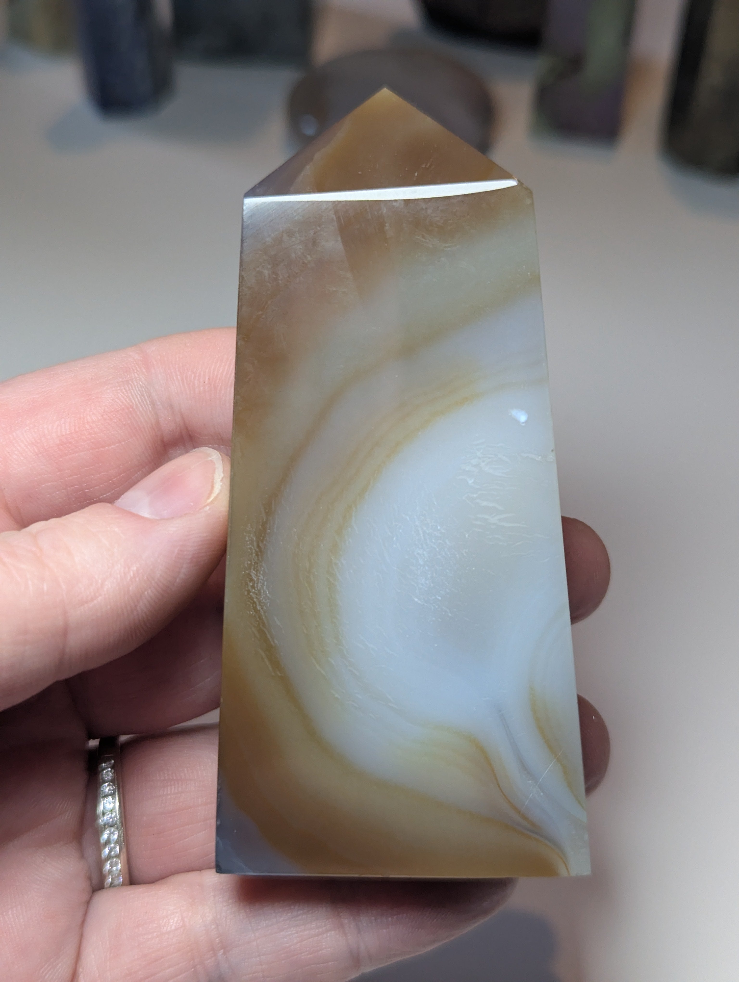 Duzy Agate crystal tower