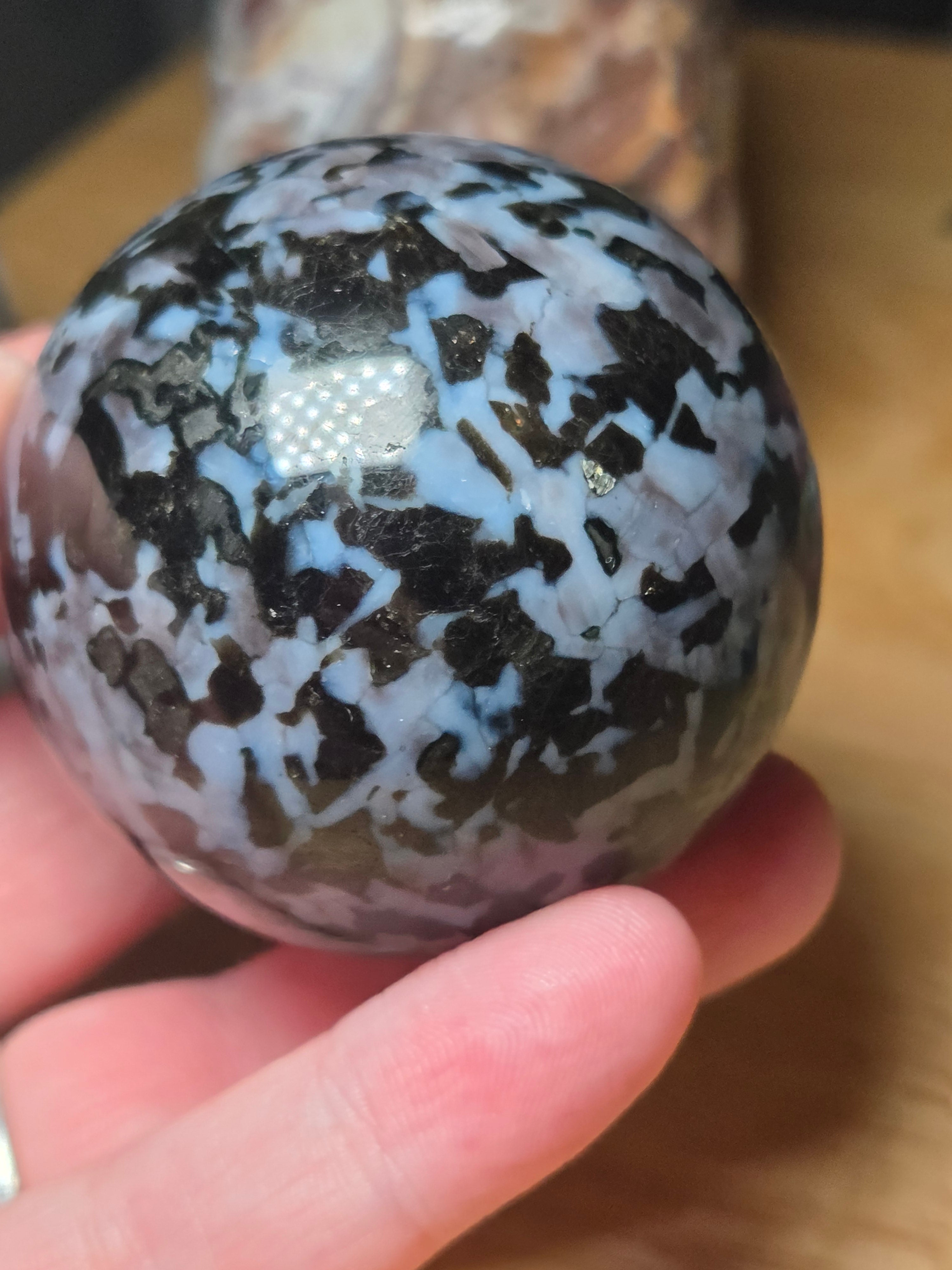 Ingabro Gabbro crystal sphere