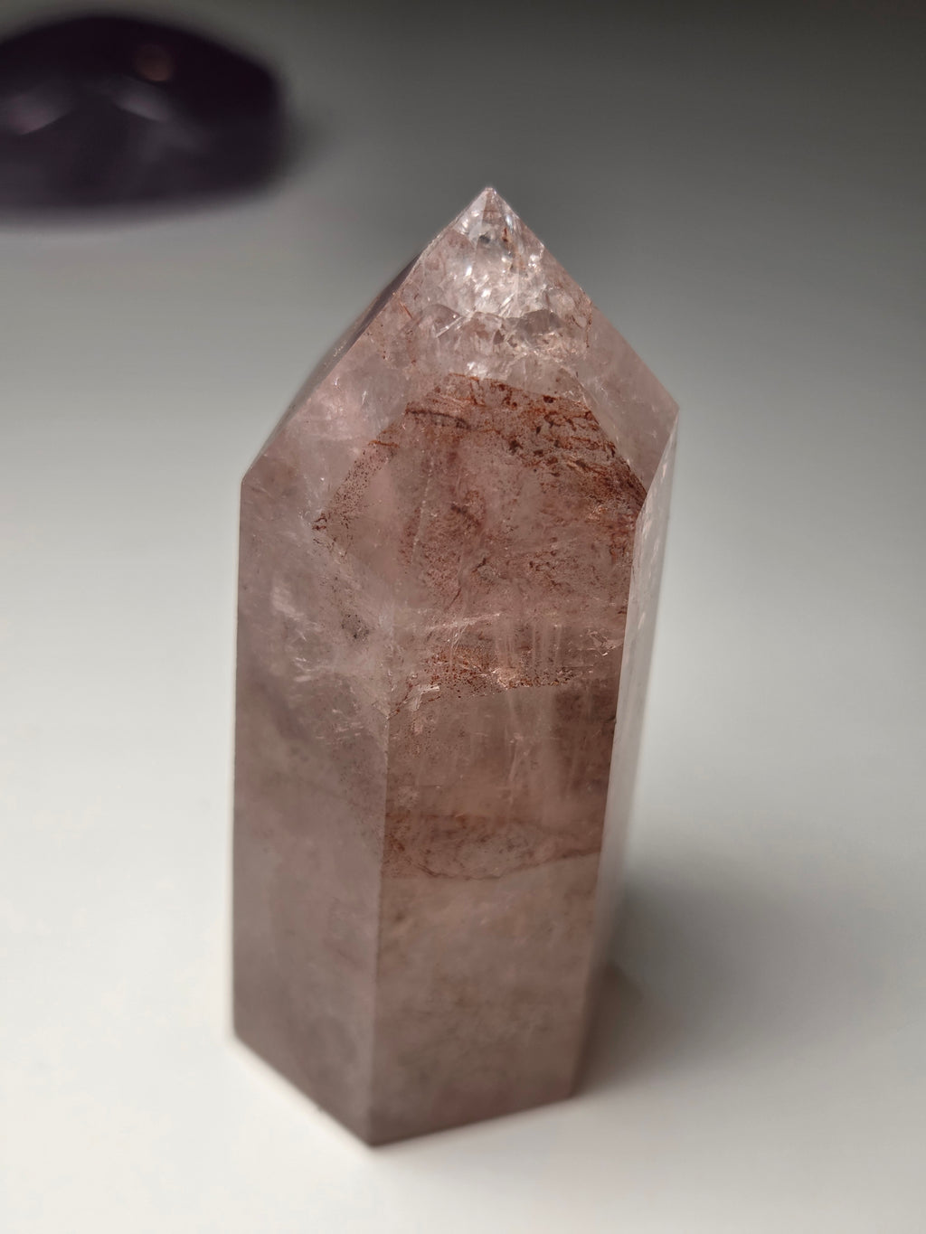 Fire quartz crystal tower