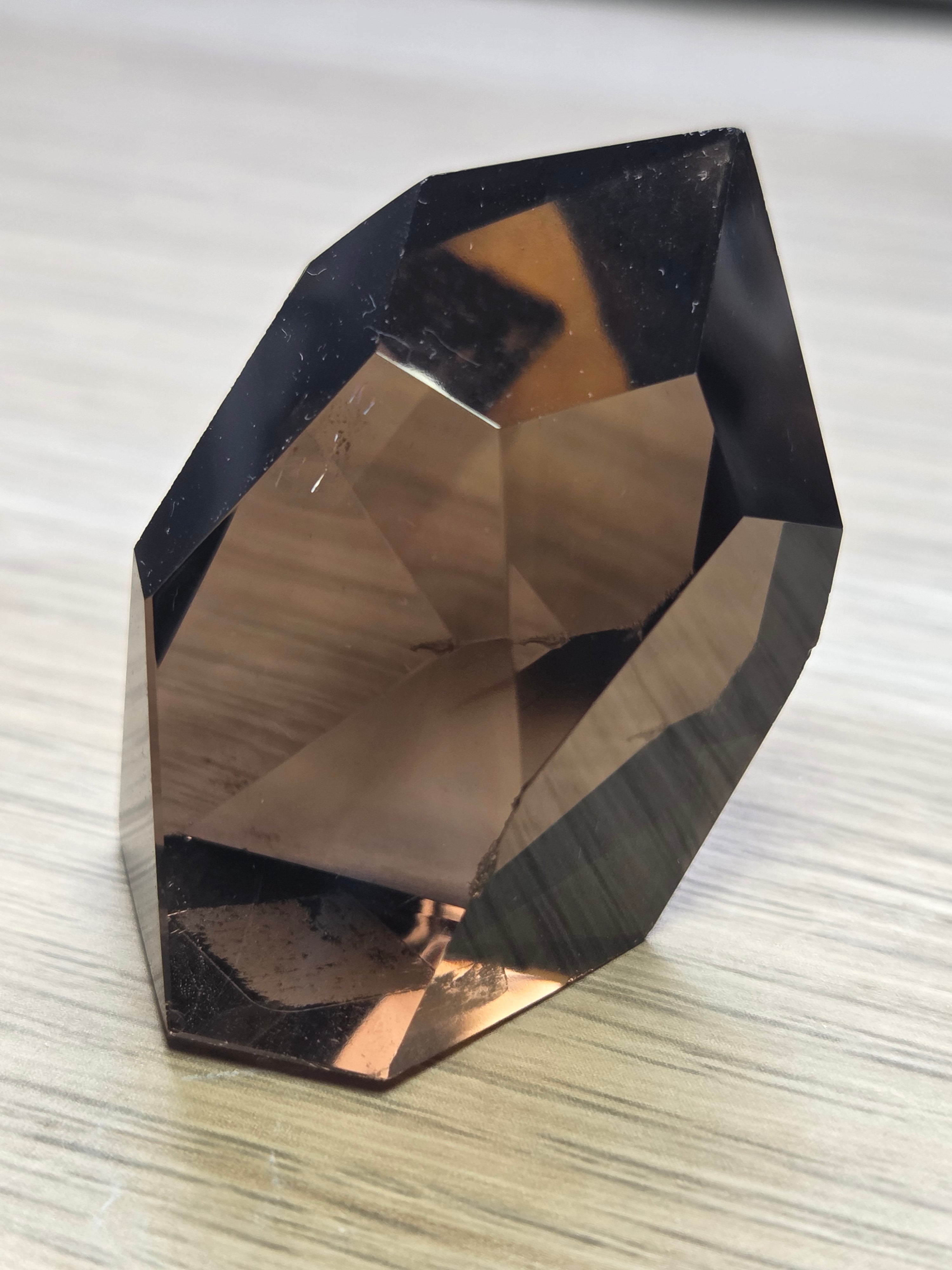Smokey quartz crystal freeform