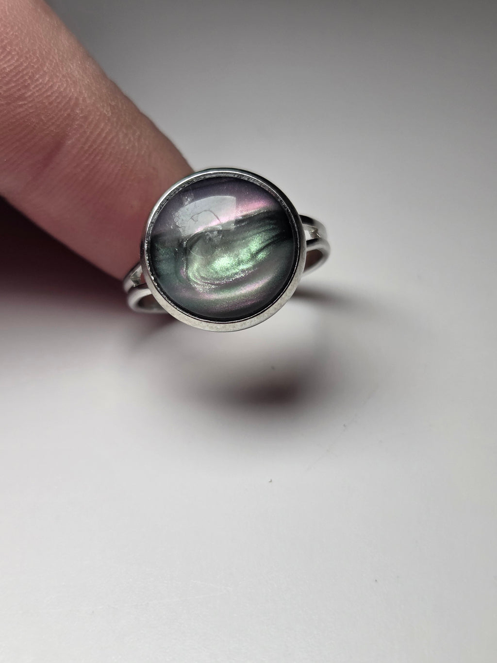 Abalone shell Adjustable ring