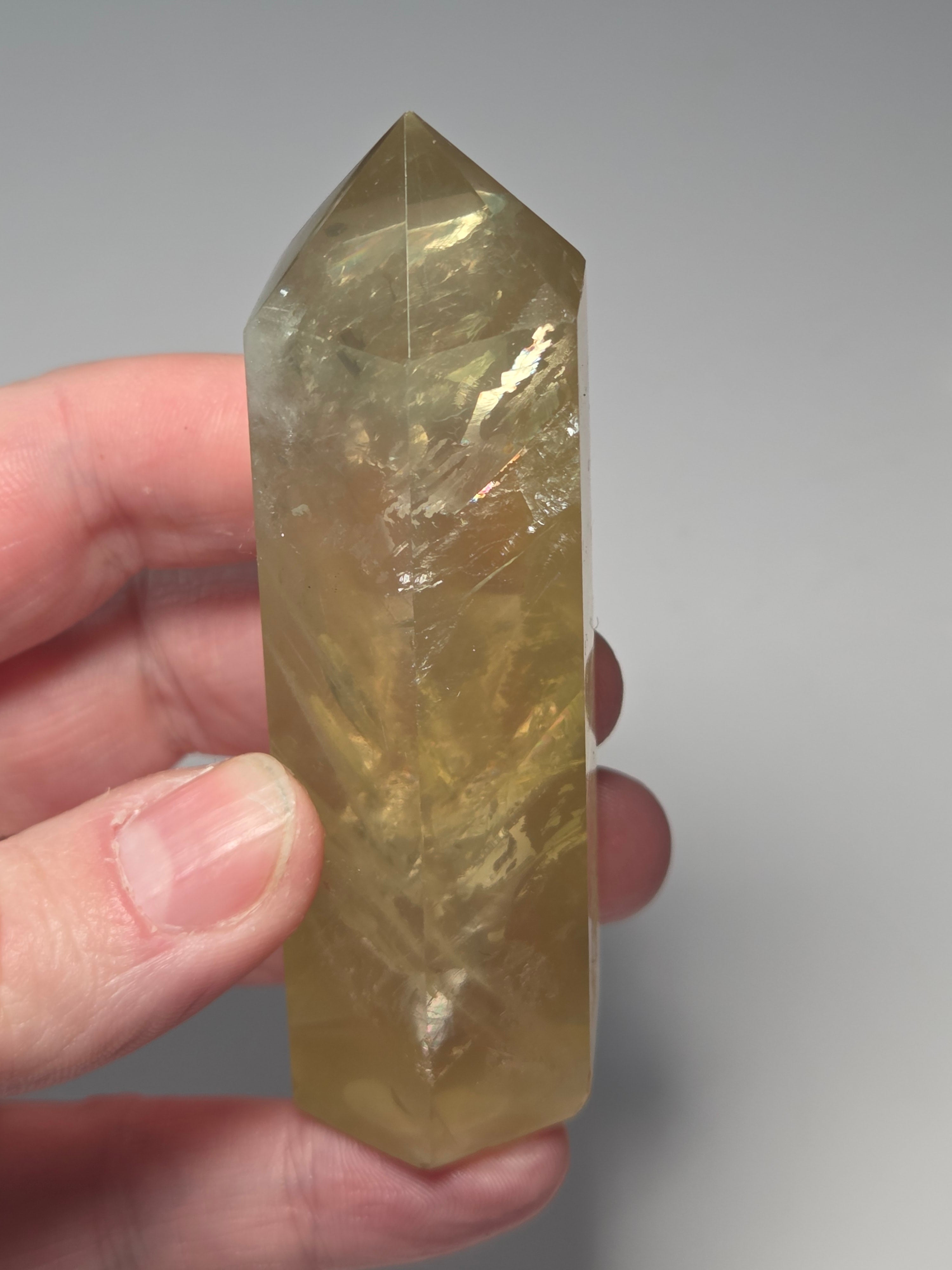 Citrine crystal tower