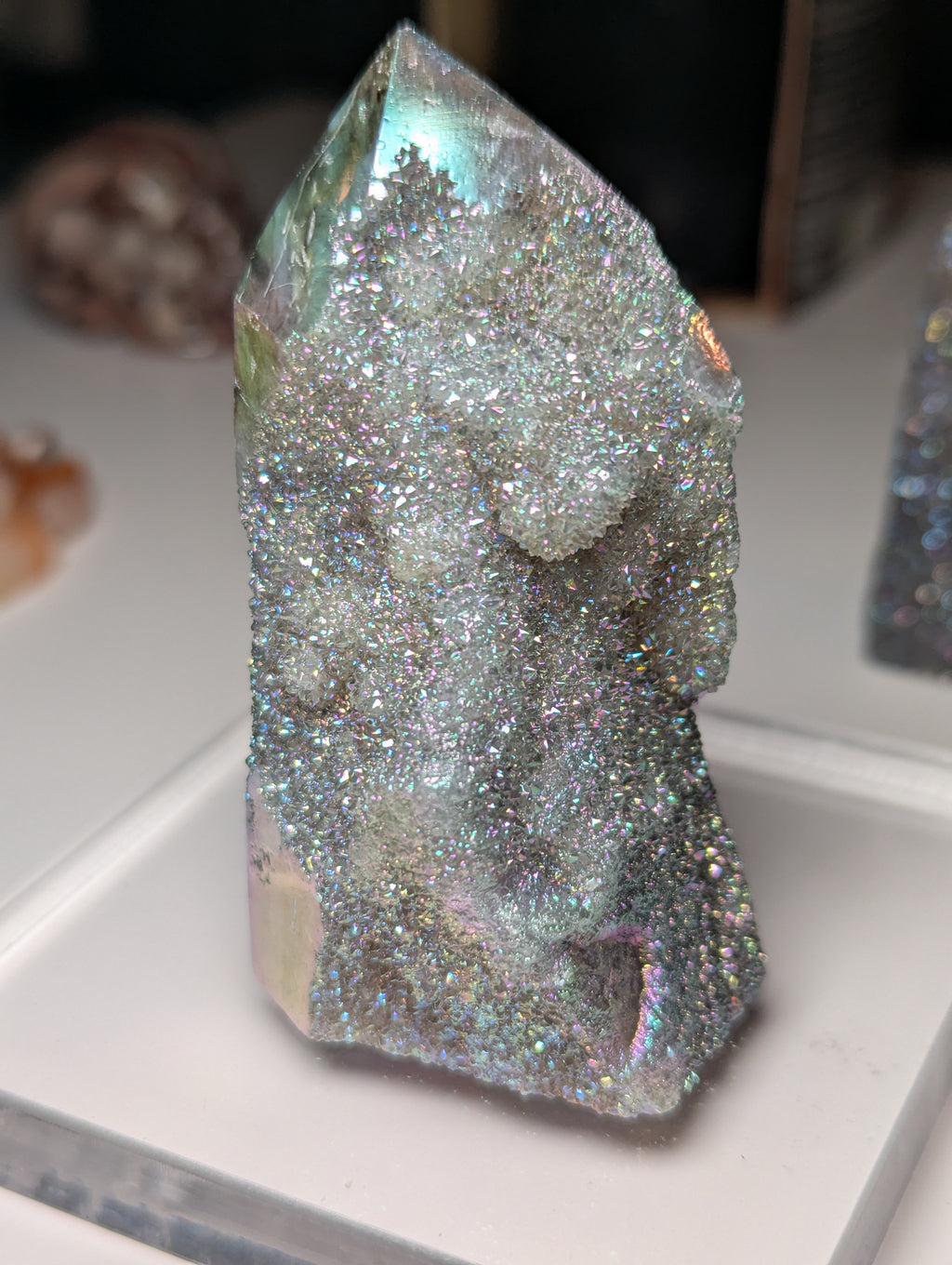 Aura Sphelerite crystal tower