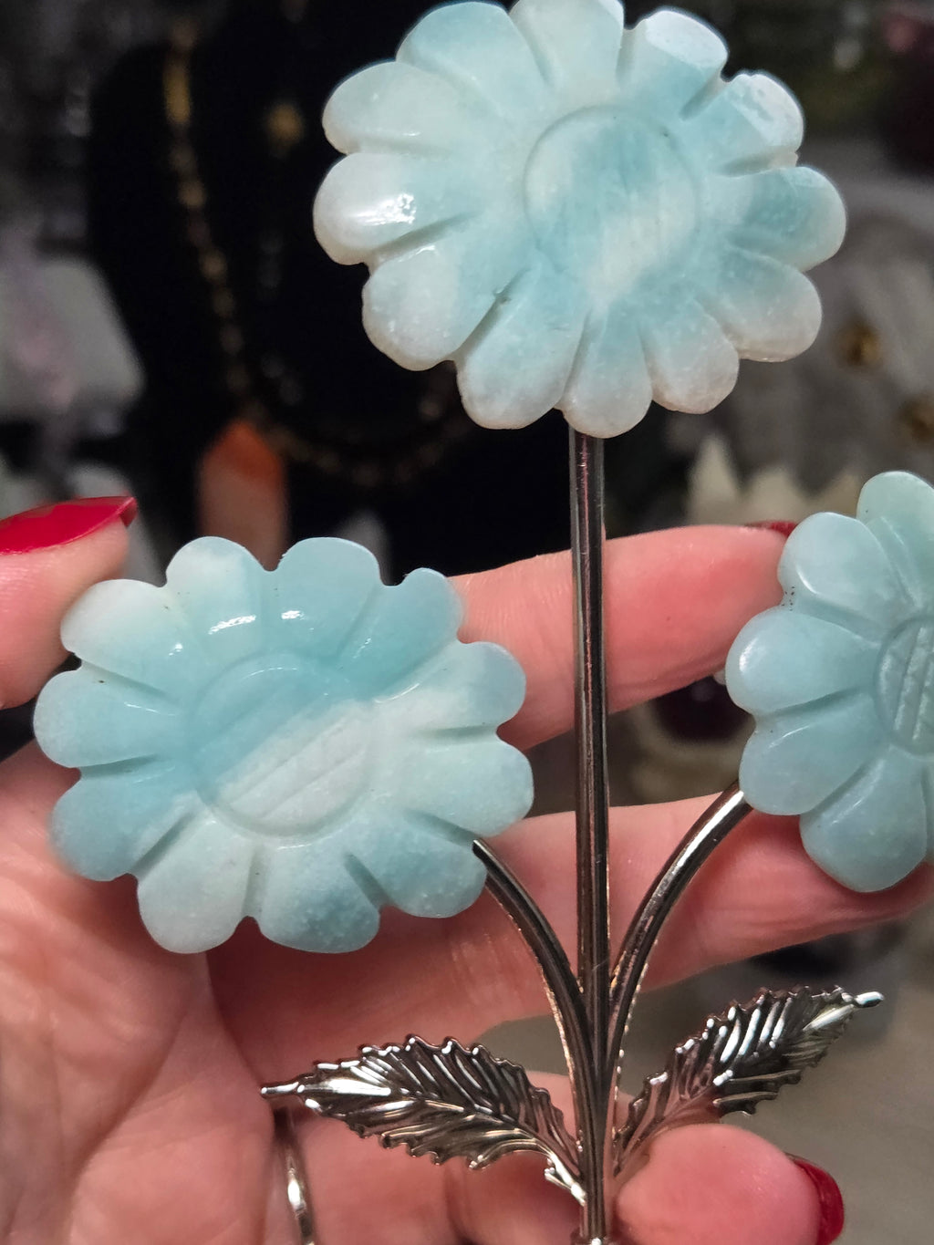 Caribbean calcite flowers