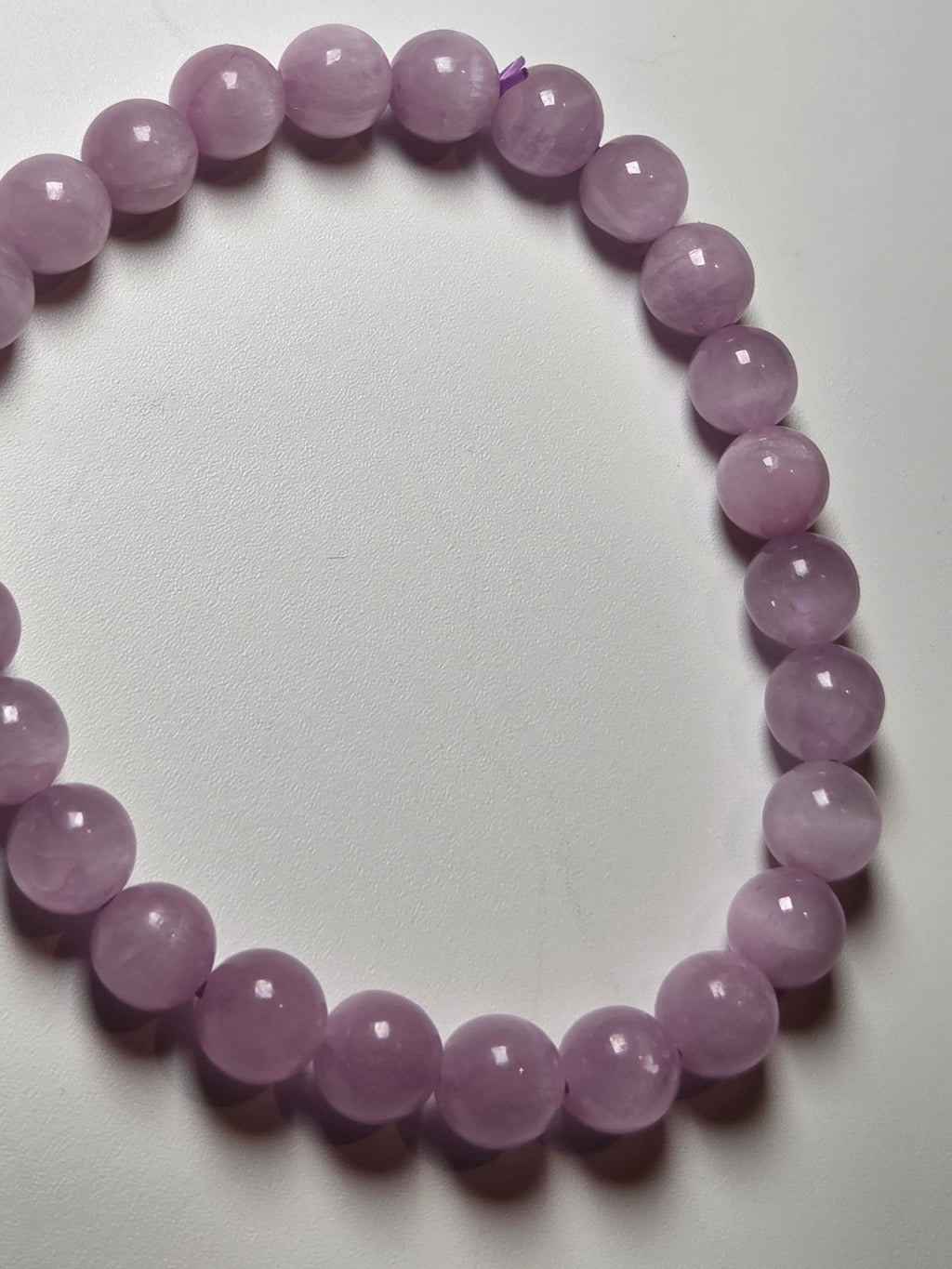 Kunzite crystal bracelet