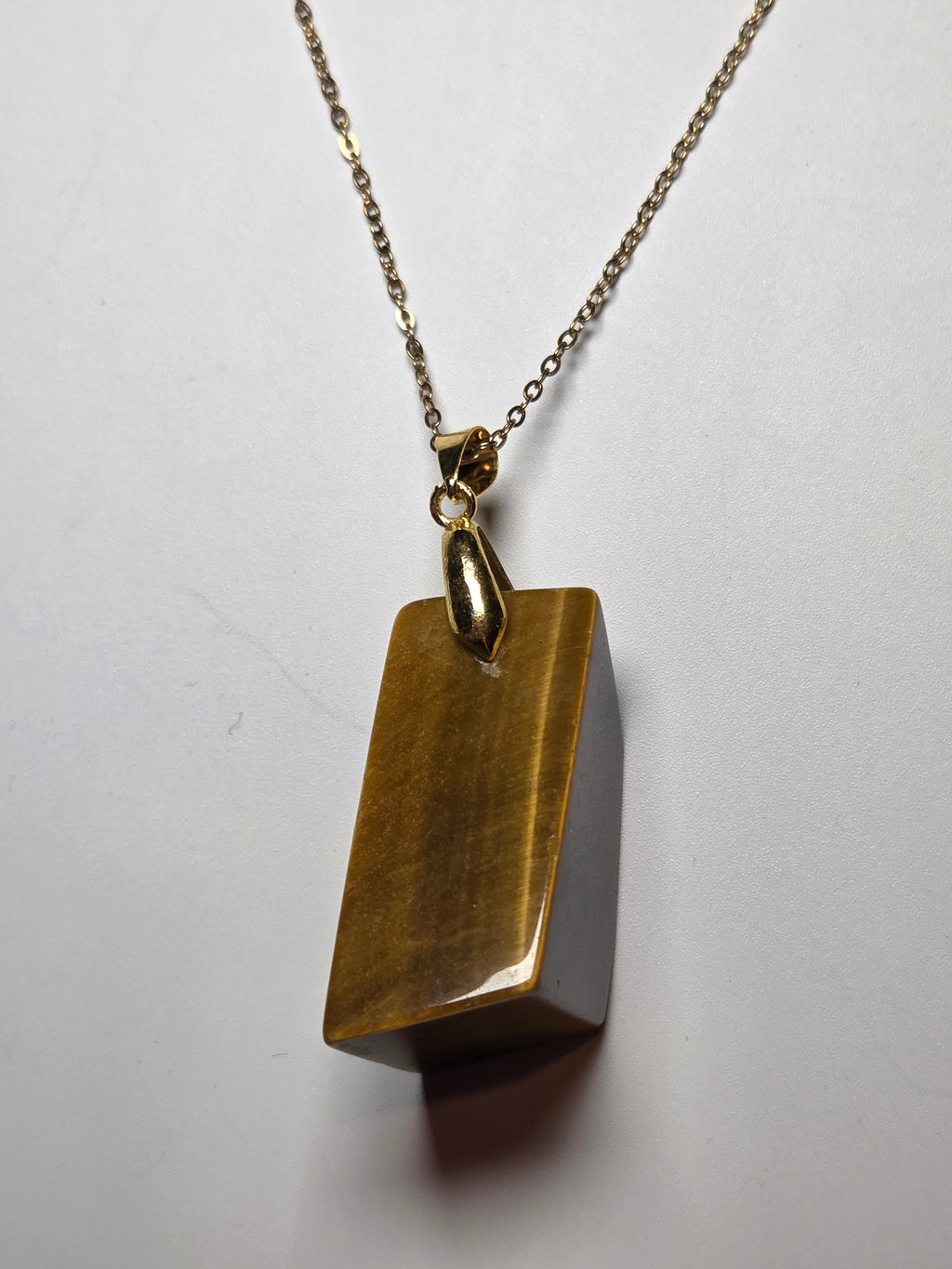 Tigers Eye crystal necklace