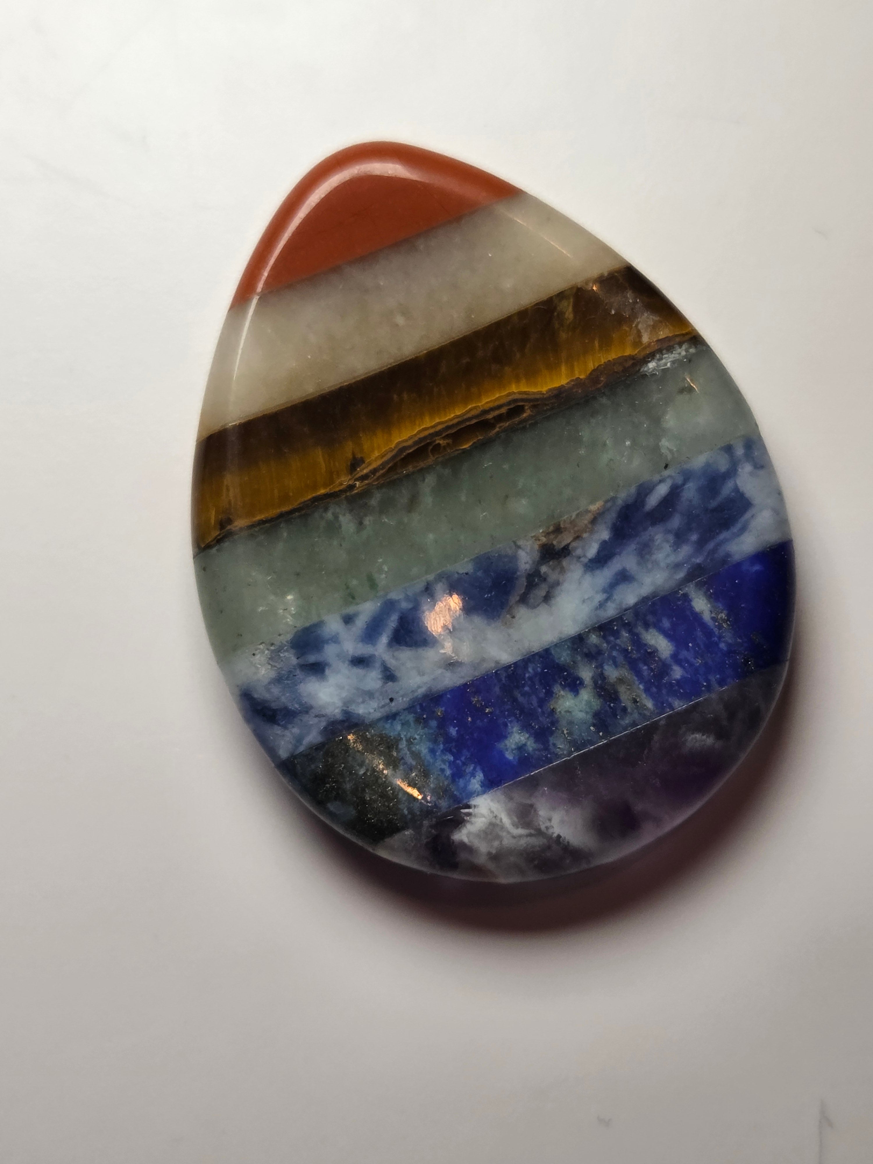 Chackra crystal worry stone crystal