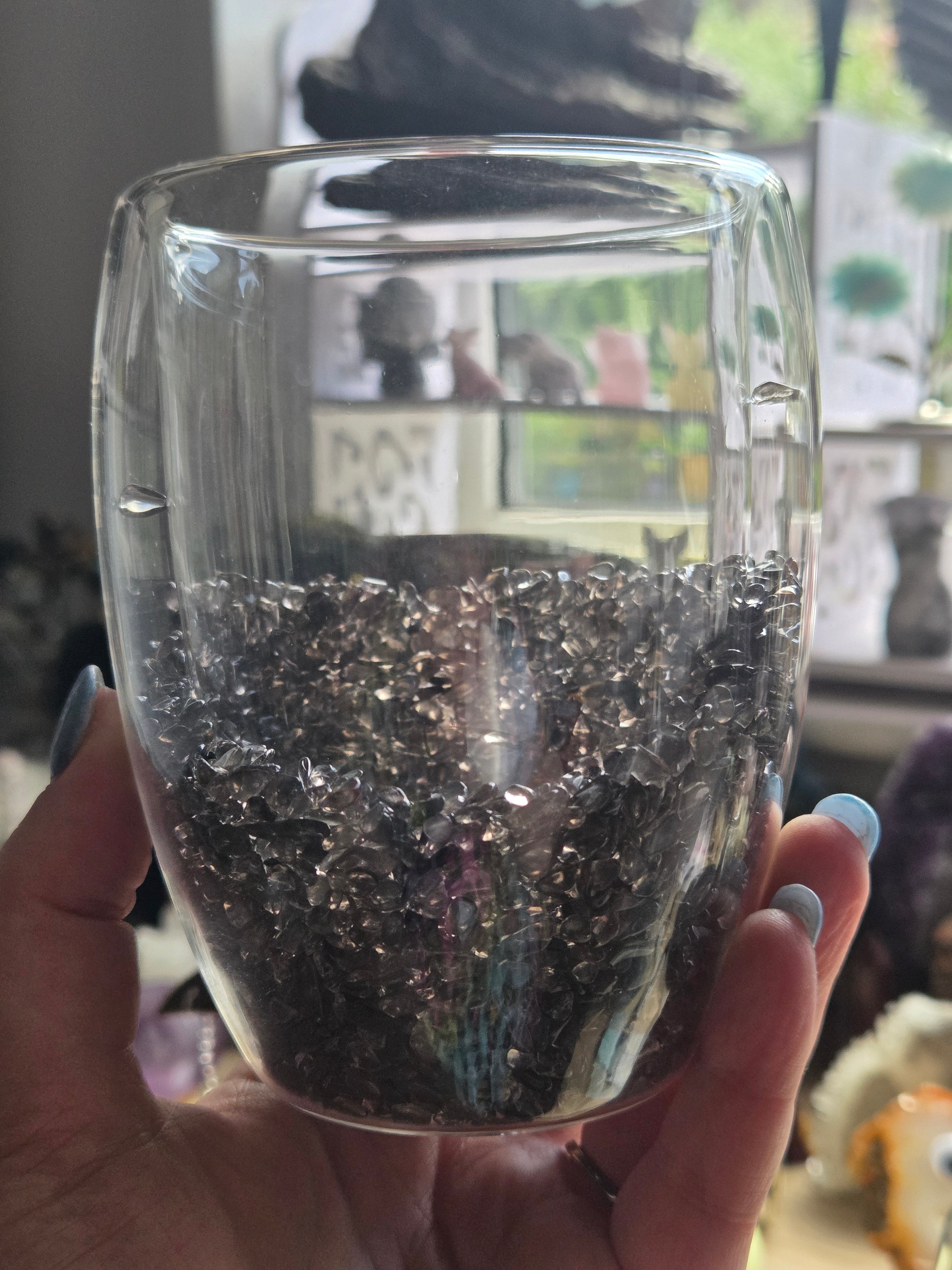 Crystal chip glasses
