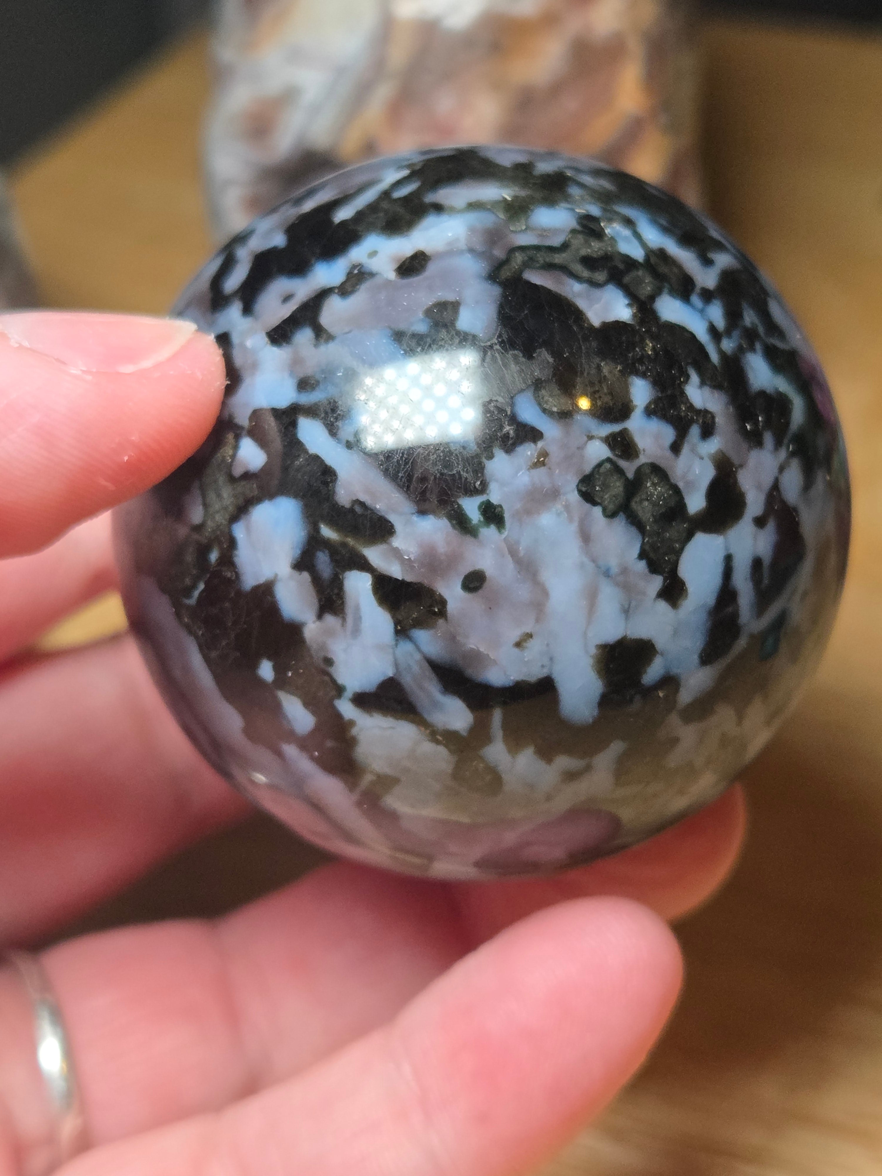 Ingabro Gabbro crystal sphere