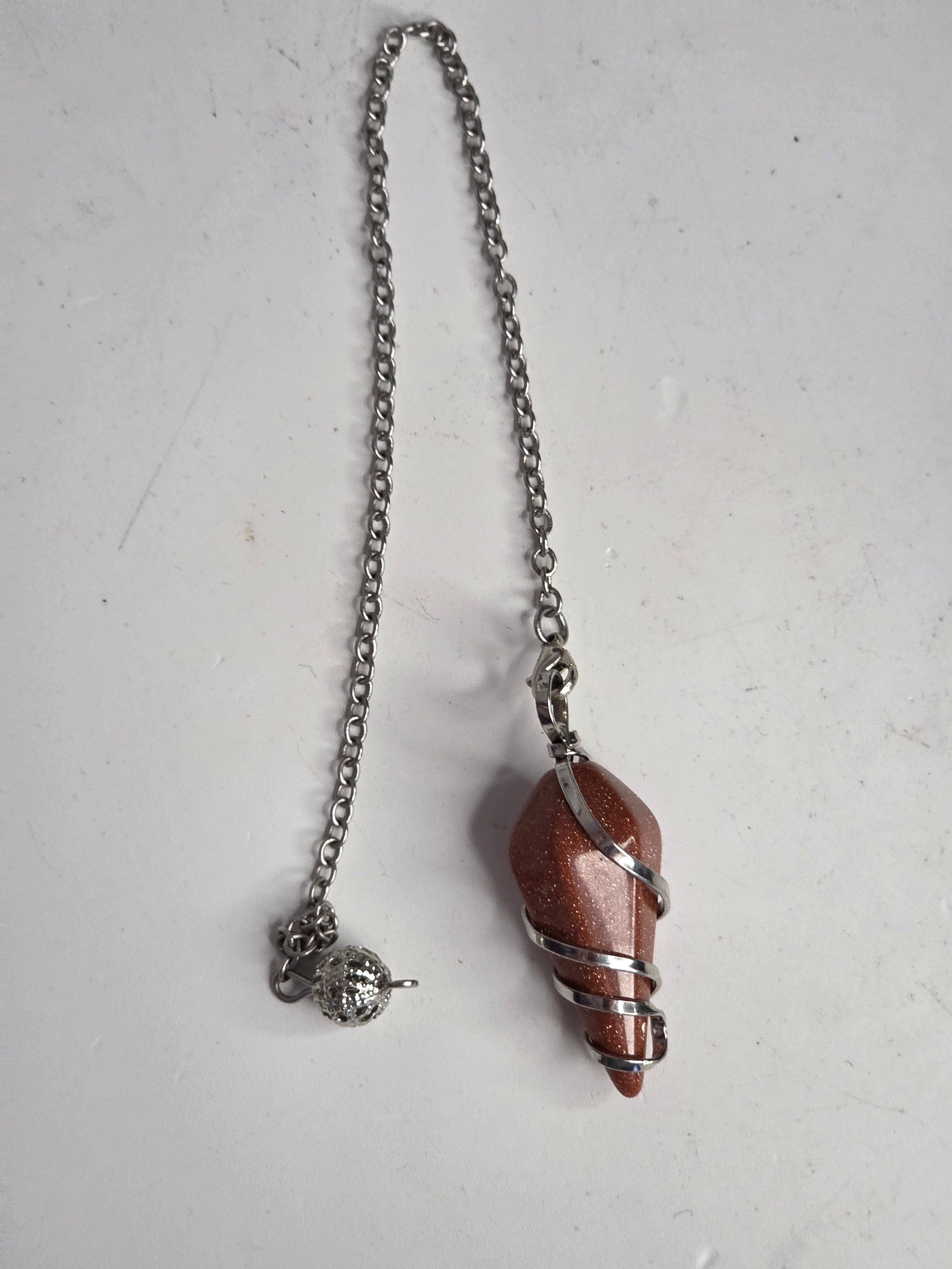 Red jasper pendulum