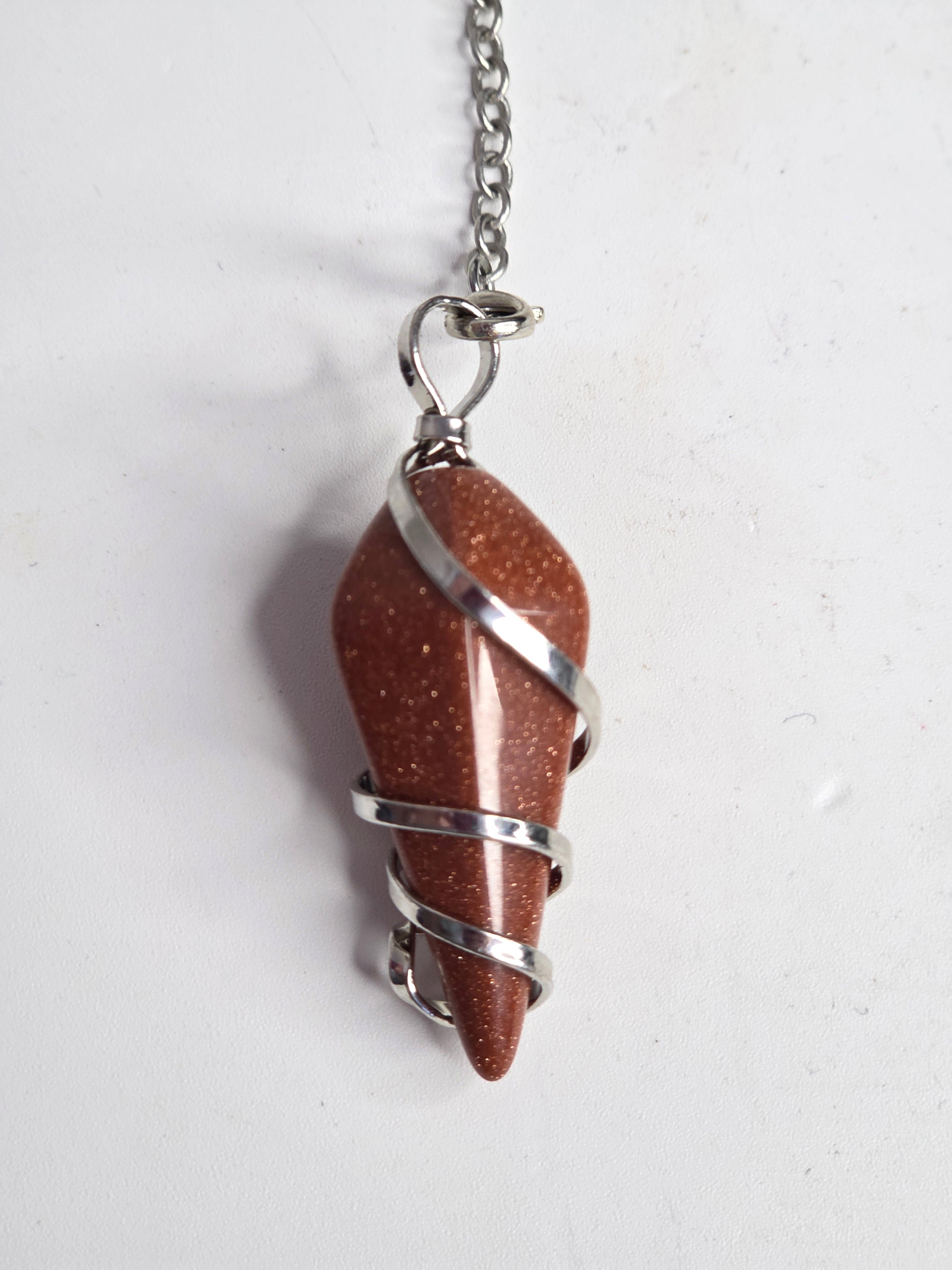 Red jasper pendulum