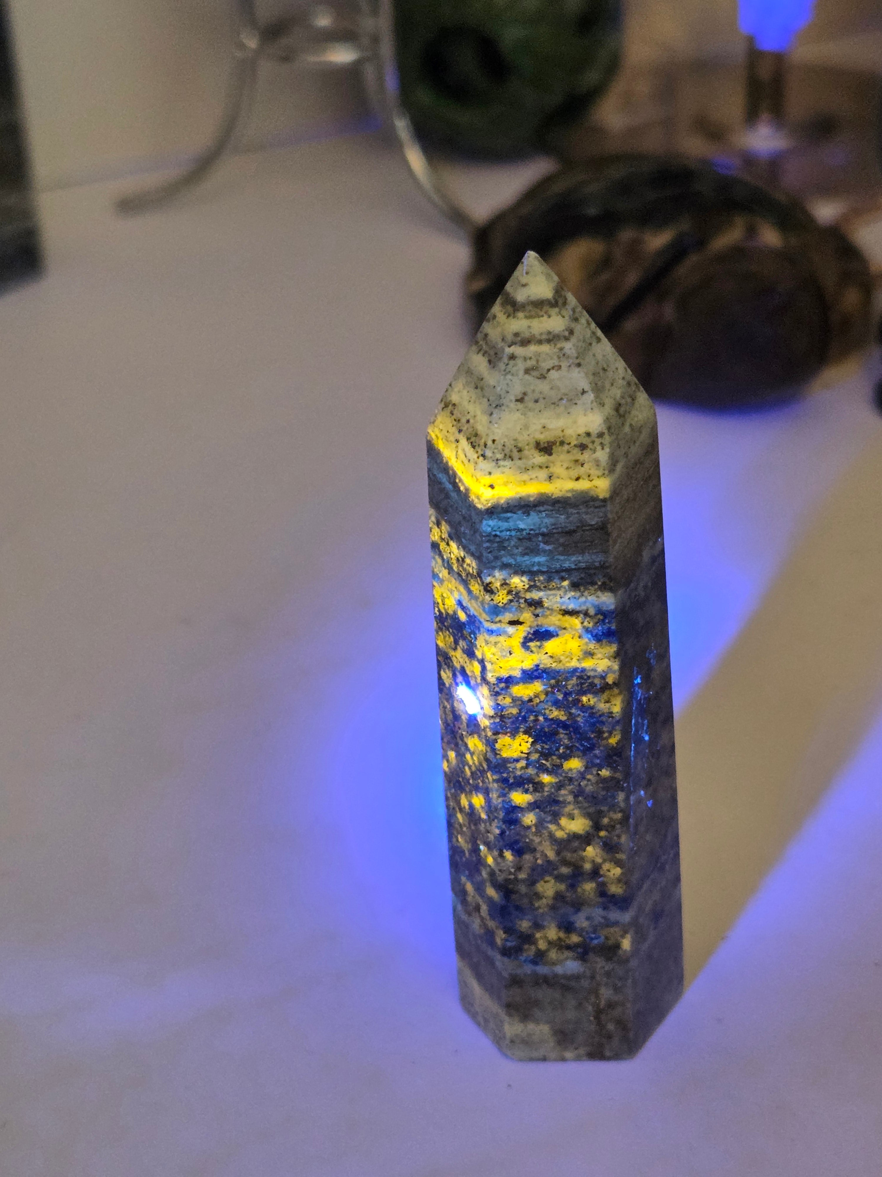 High quality crystal lapis Lazuli crystal tower