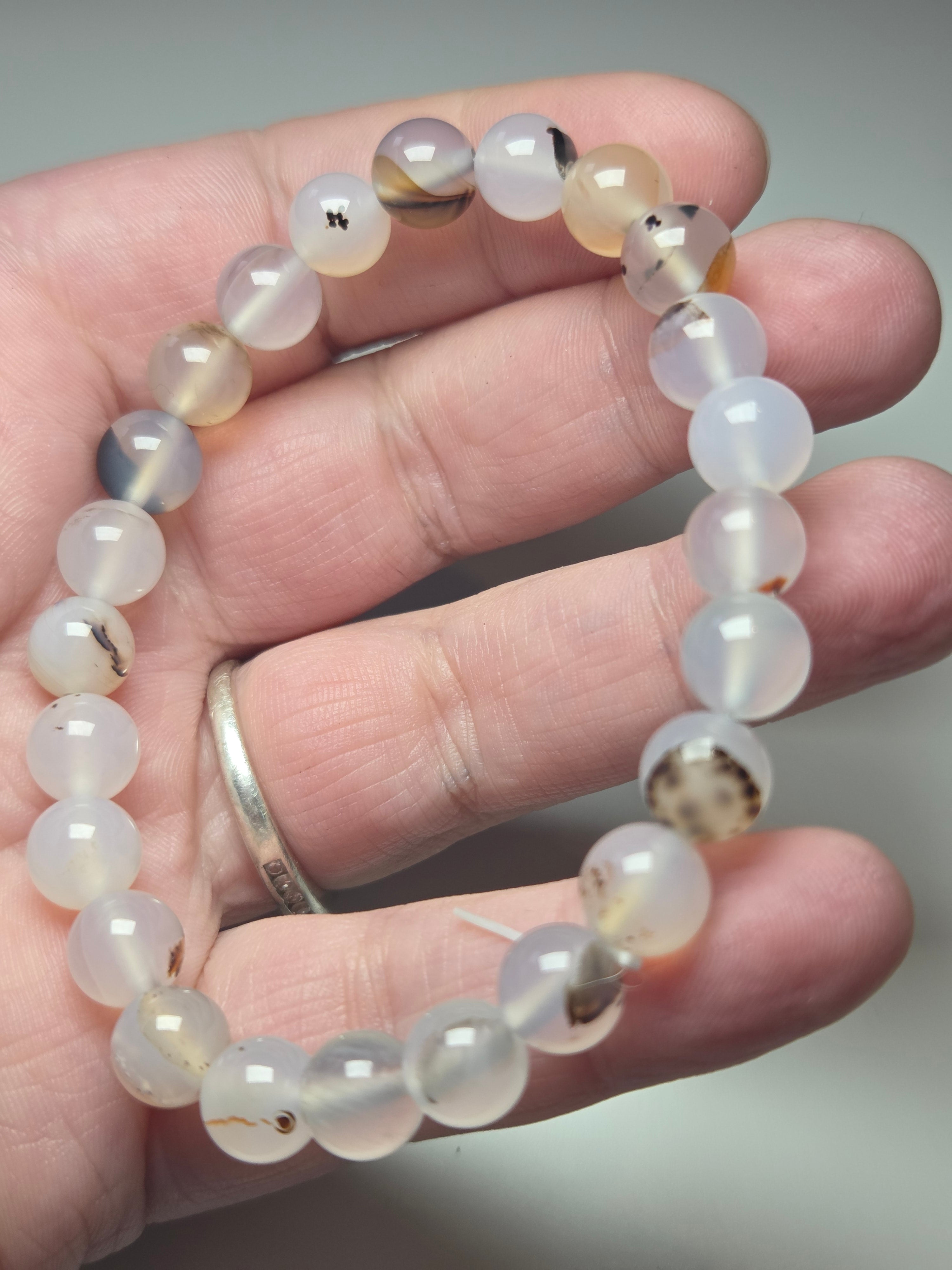 Agate crystal bracelet