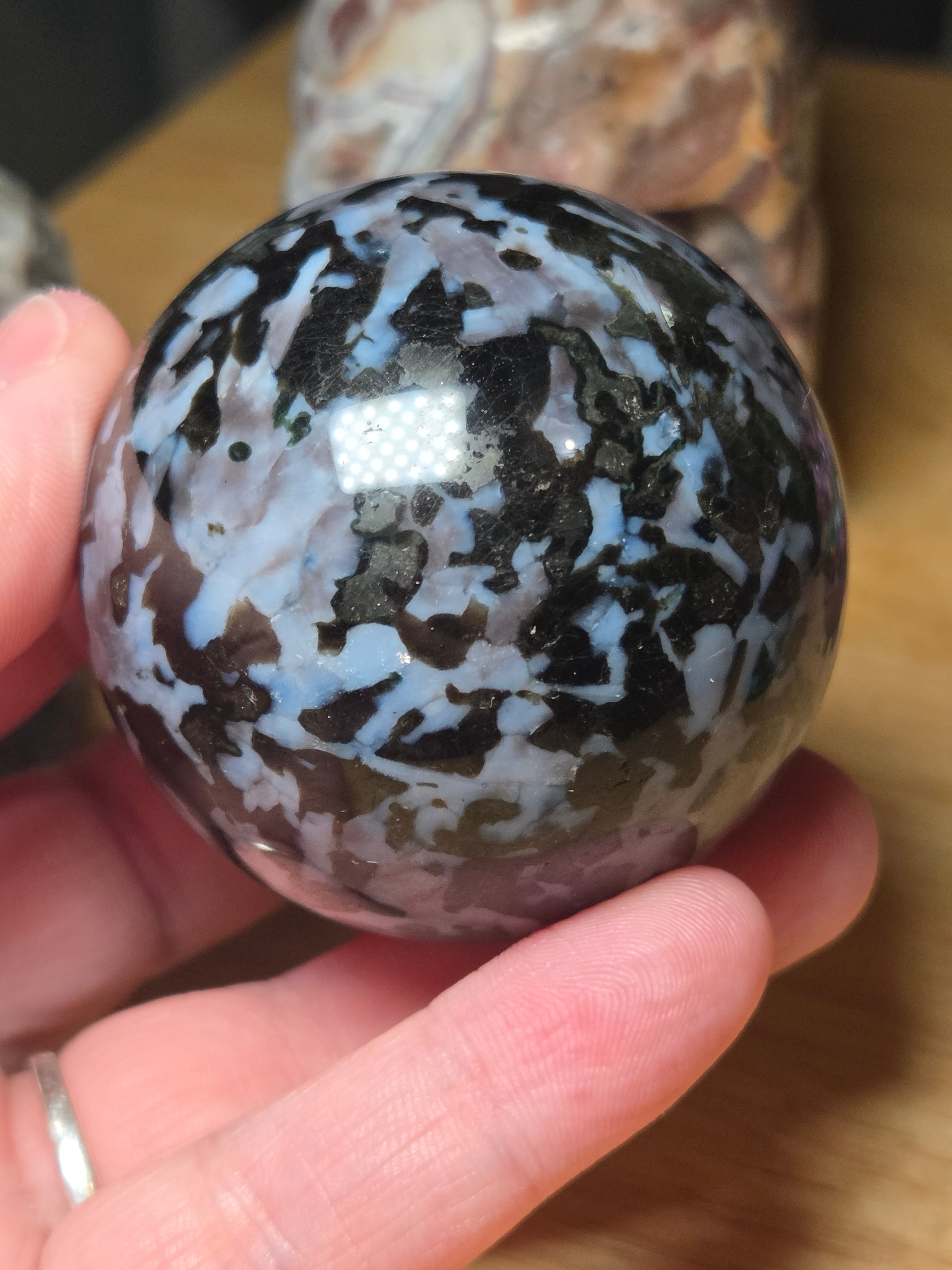 Ingabro Gabbro crystal sphere