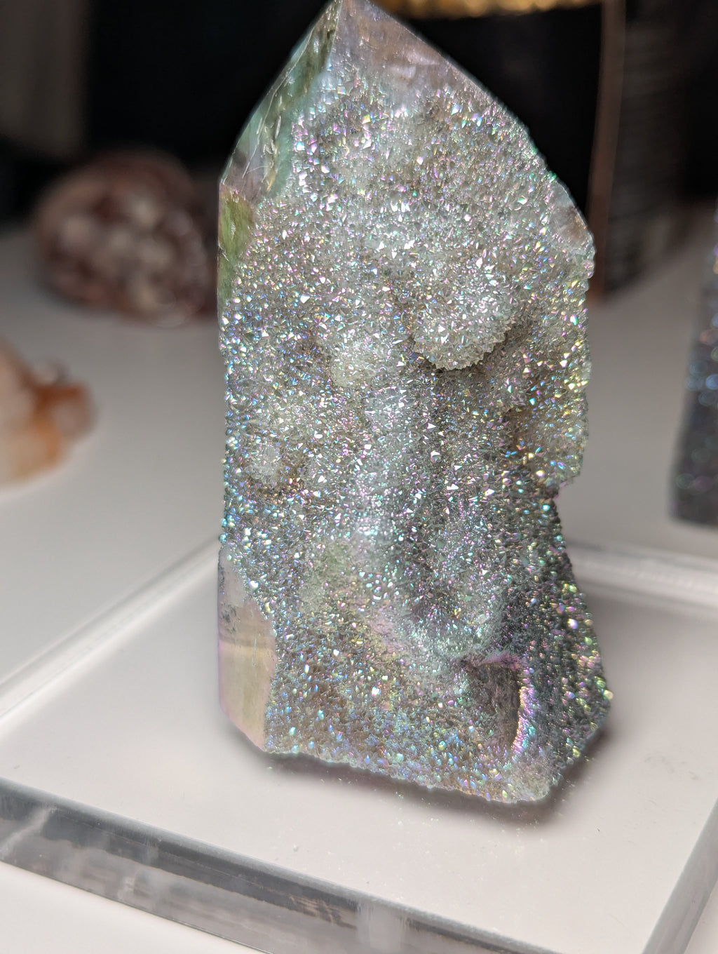 Aura Sphelerite crystal tower
