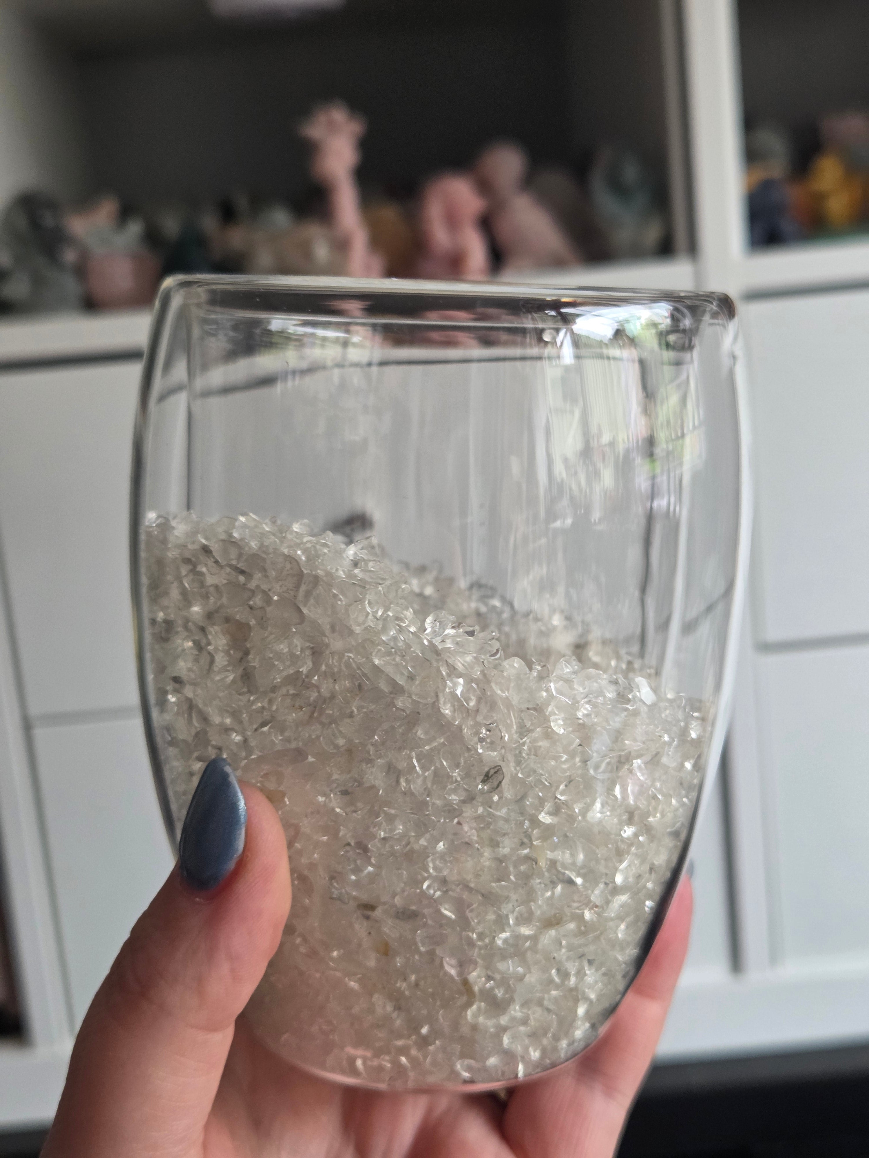 Crystal chip glasses