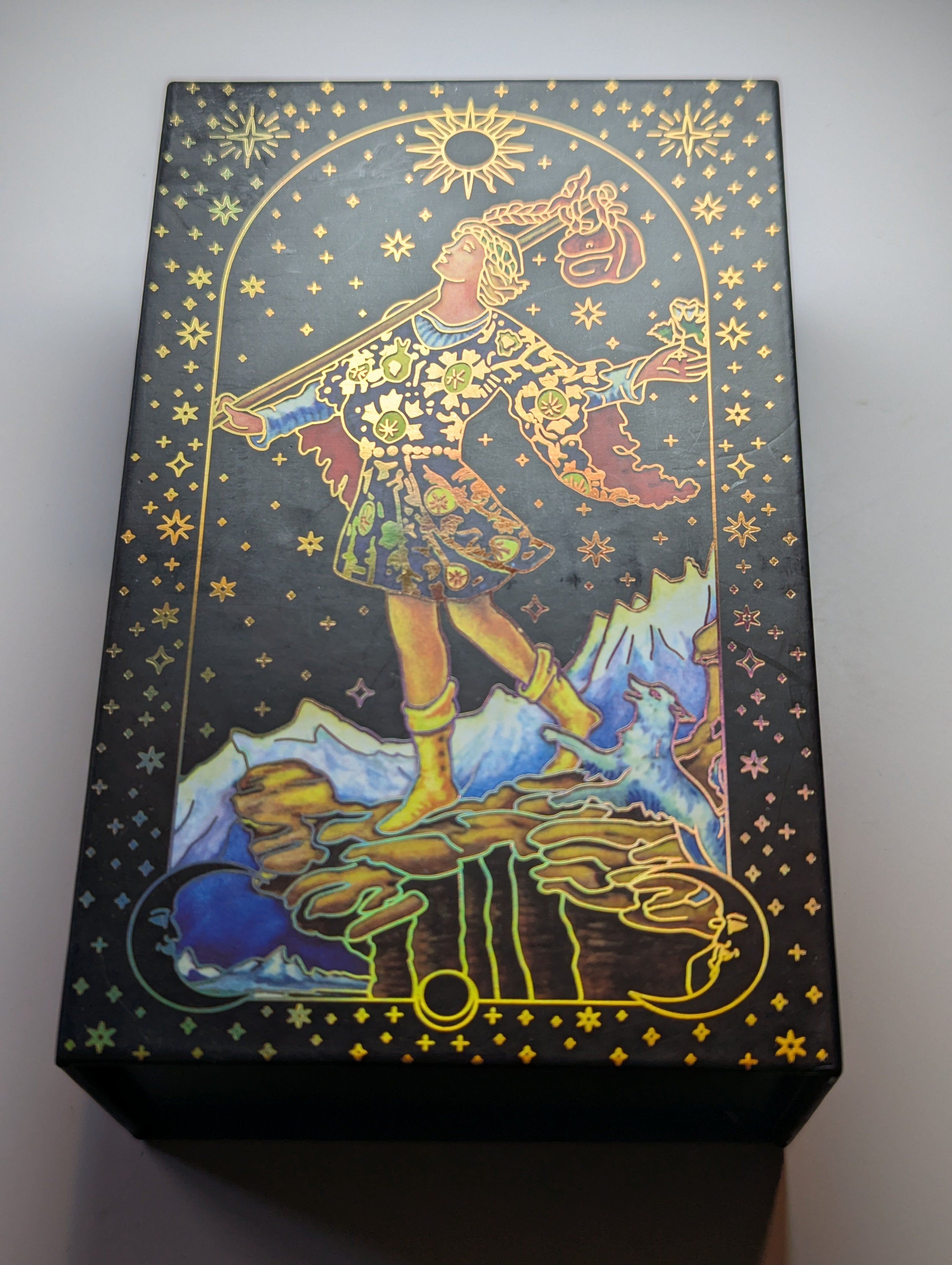 Hard case golden foil Tarror cards