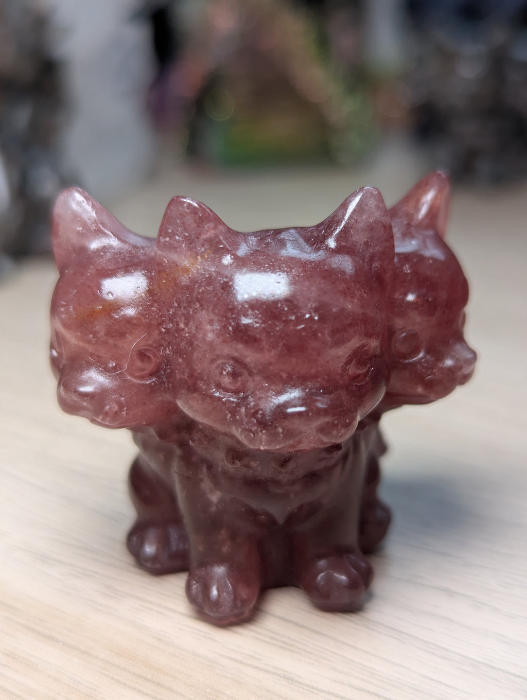 Fluffy 3 headed dog