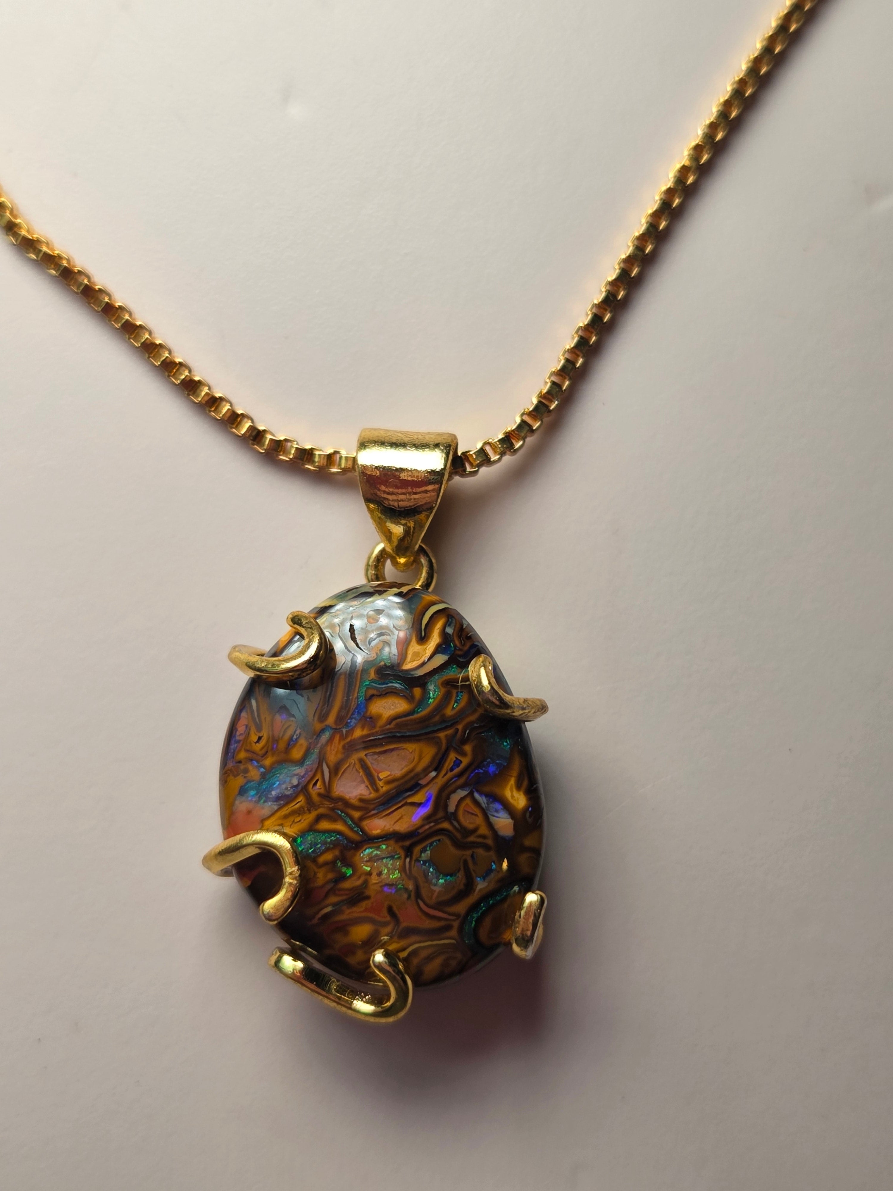 Amazing bolder opal from Queensland Australia