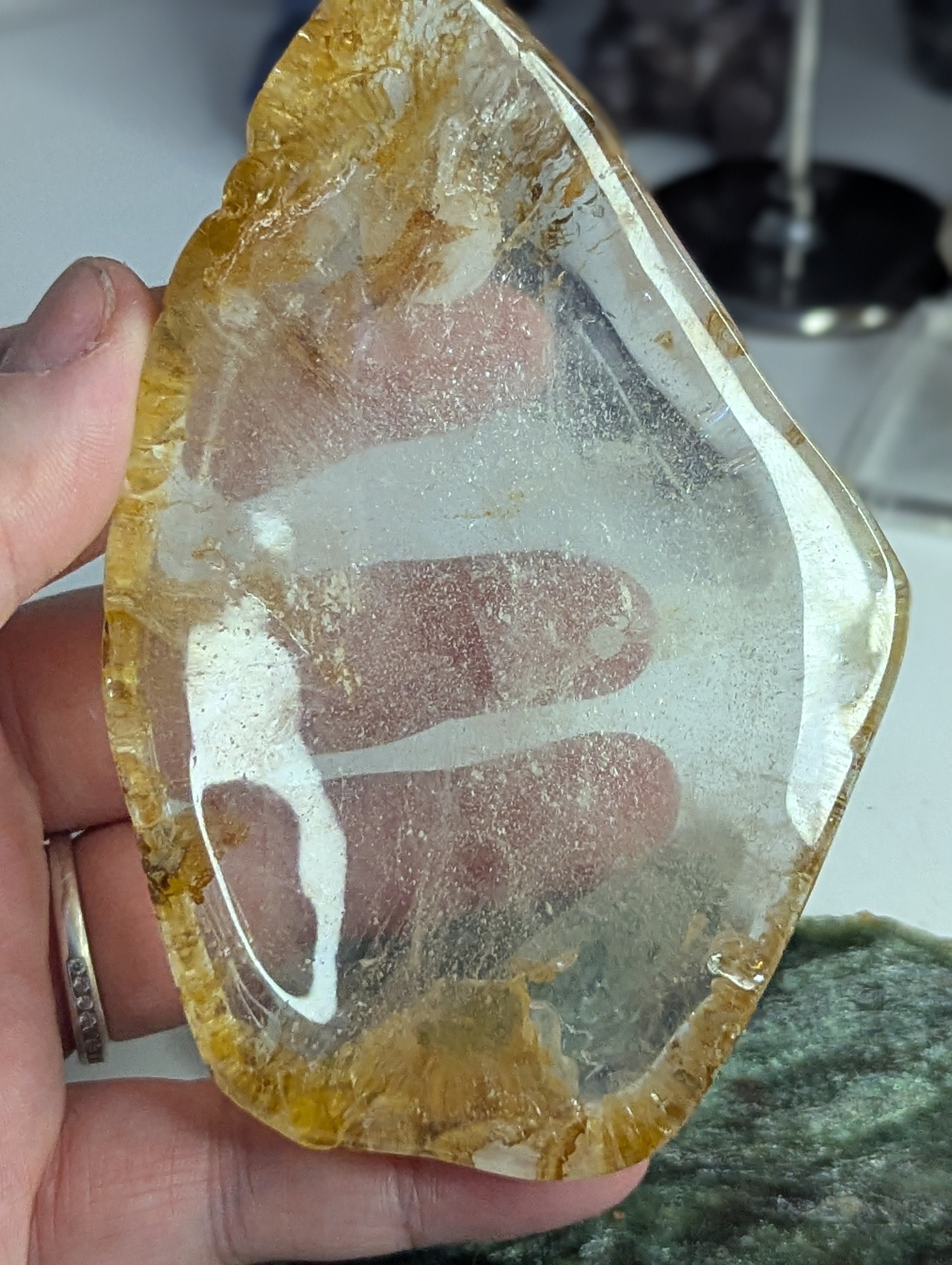 Golden healer crystal bowl