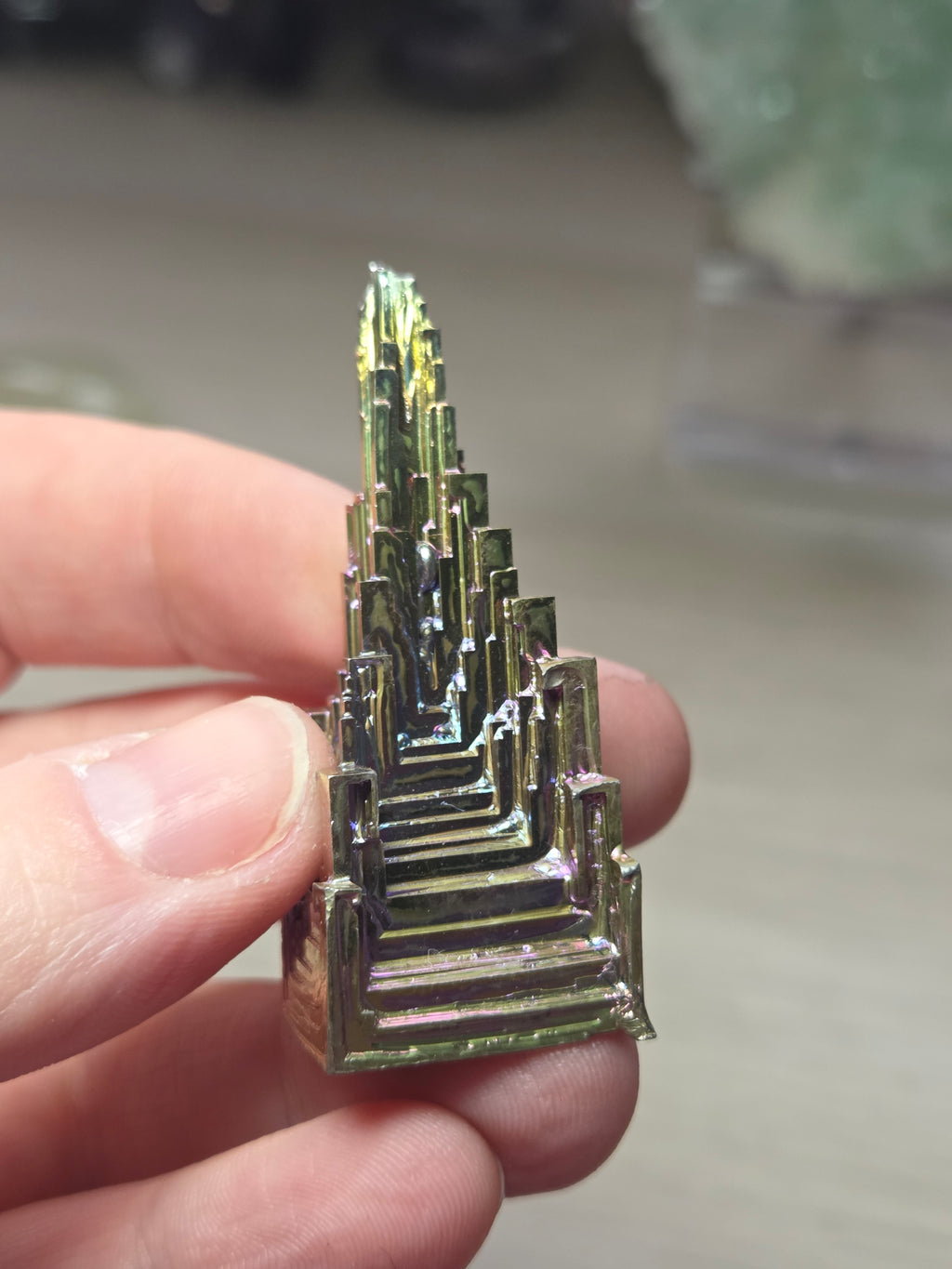 Bismus natural formed crystal