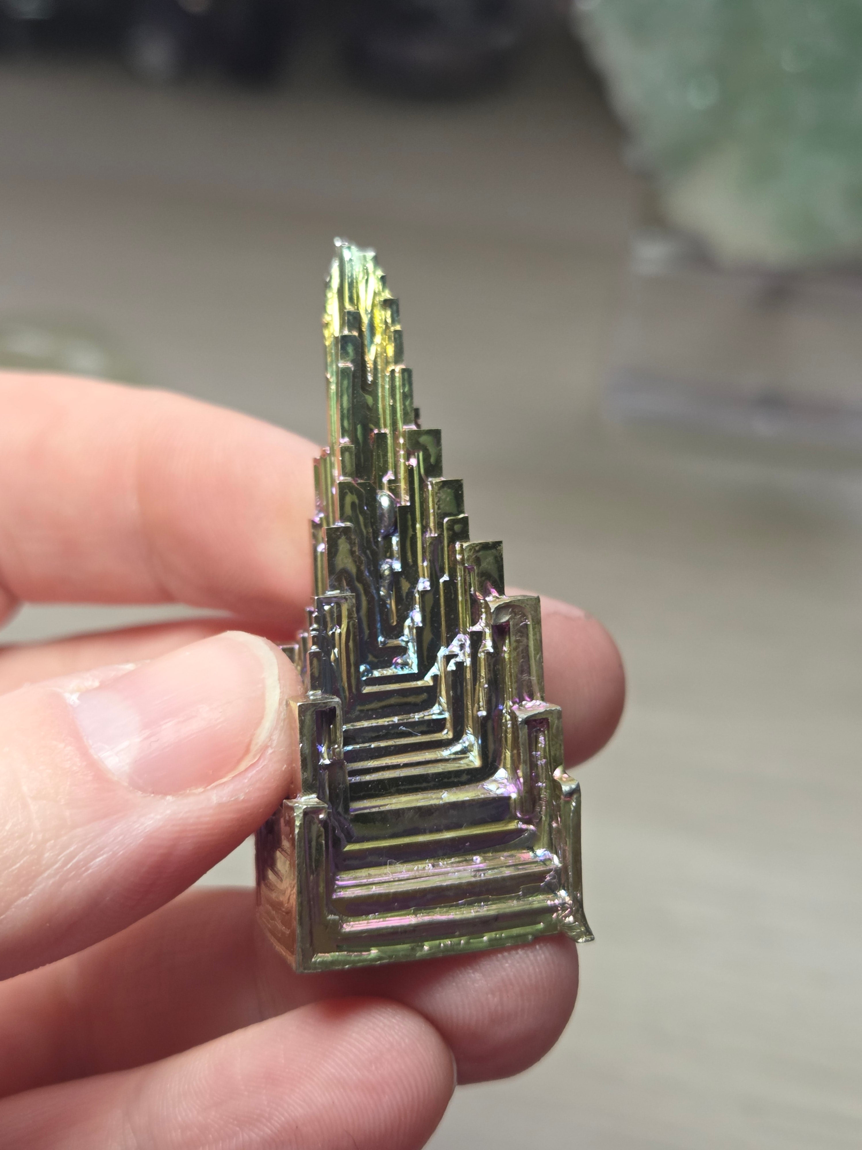 Bismus natural formed crystal