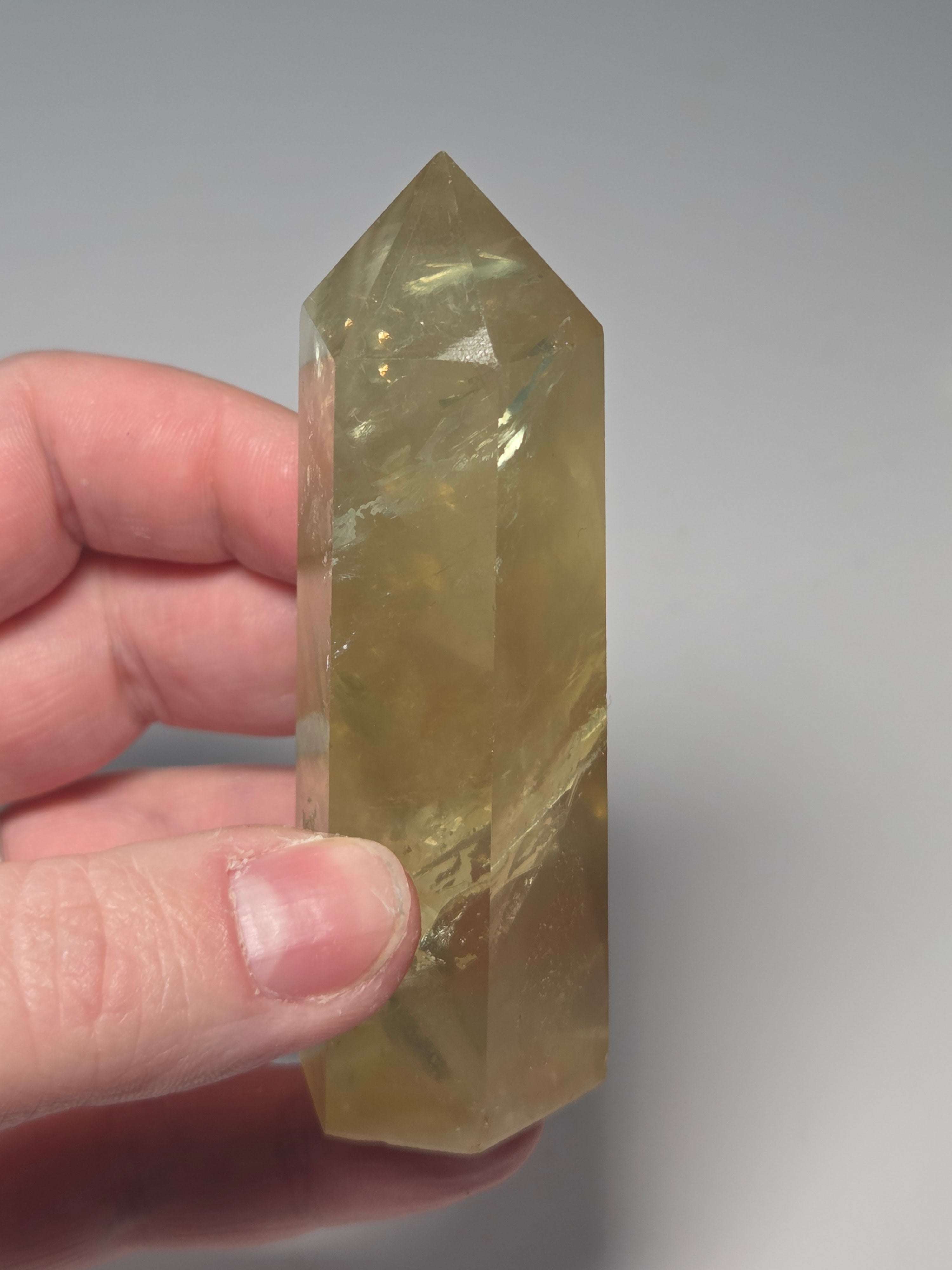 Citrine crystal tower